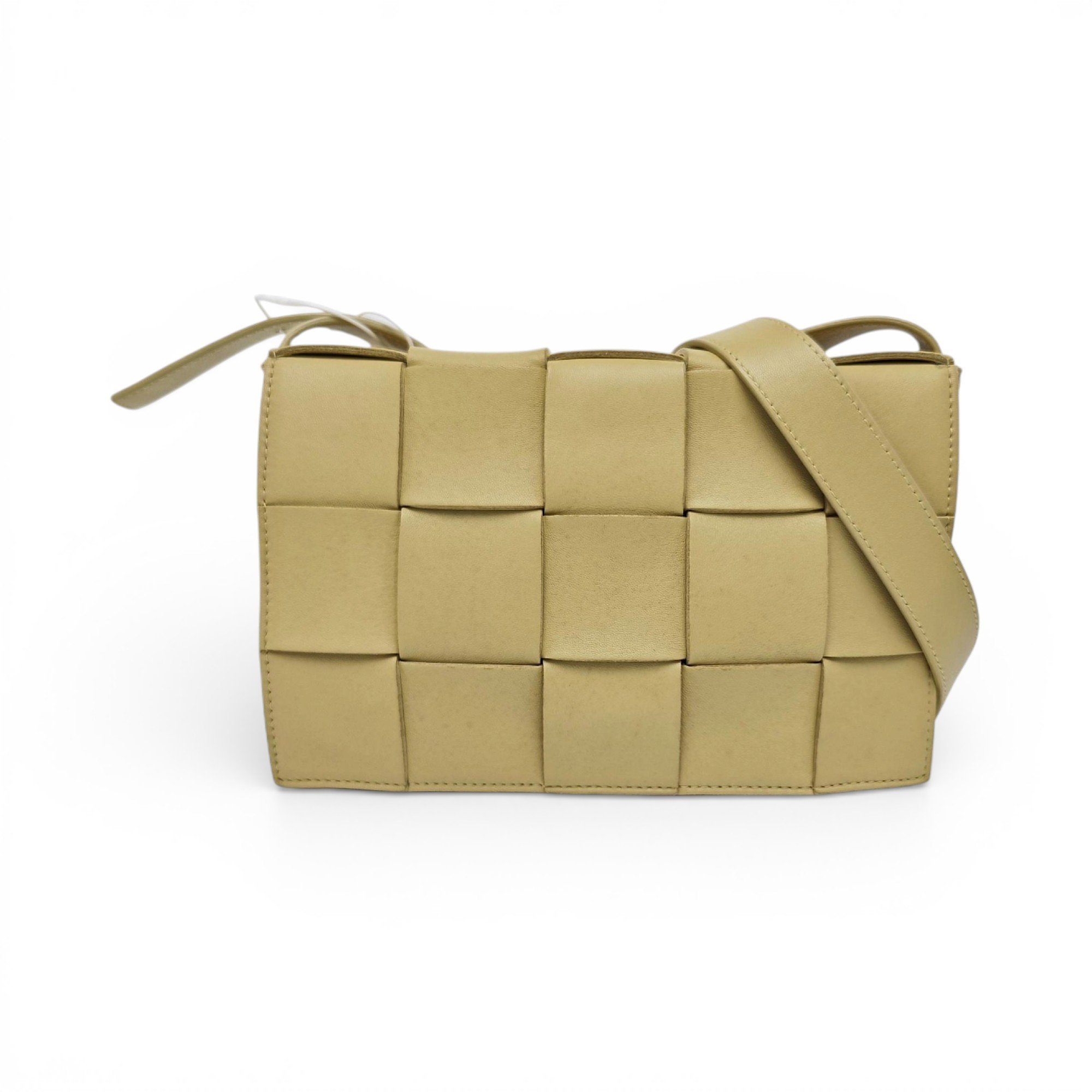 Cassette leather crossbody bag