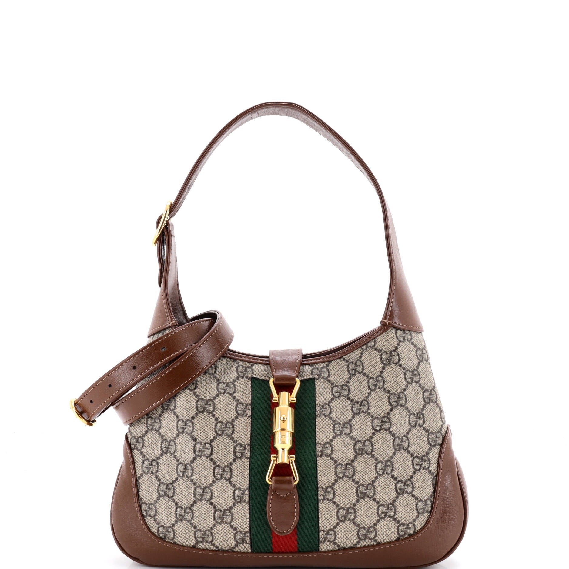 Jackie 1961 Hobo GG Coated Canvas Small