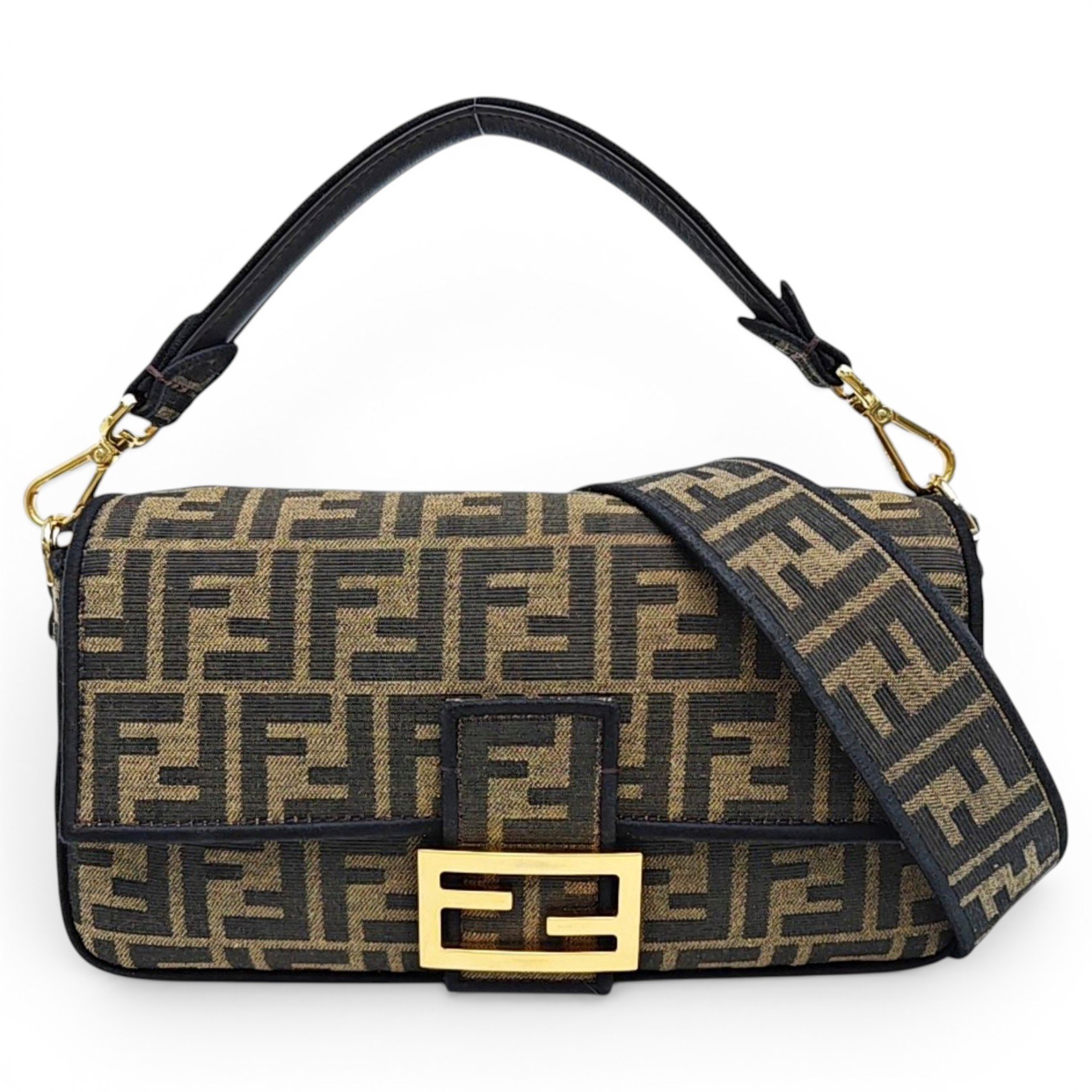 Baguette leather handbag
