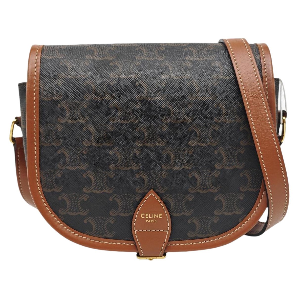 Folco leather crossbody bag