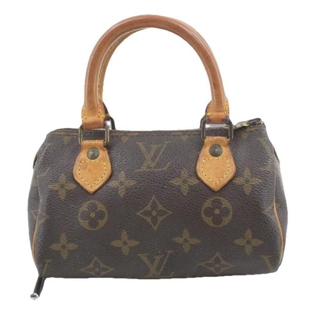 Louis Vuitton Nano Speedy / Mini HL leather handbag
