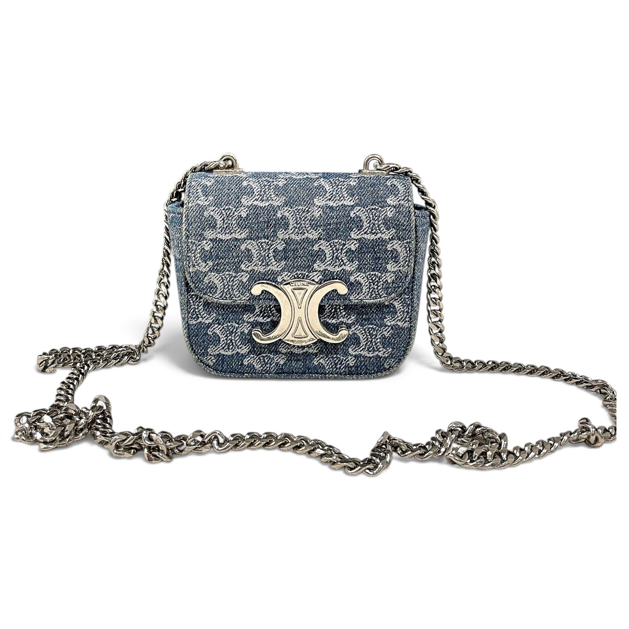 Triomphe cloth handbag