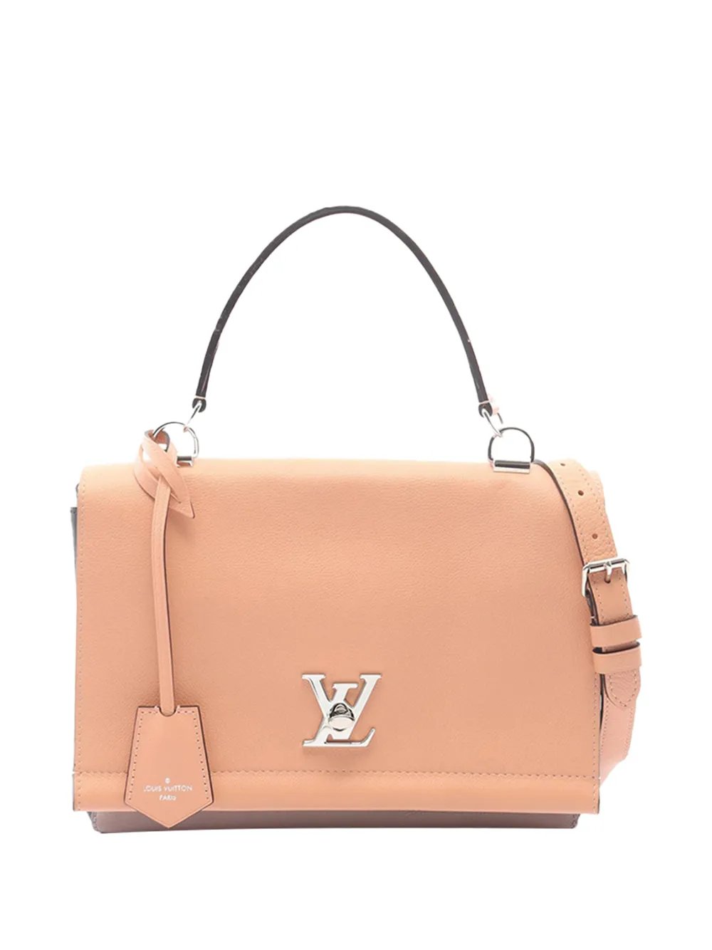 2016 Tricolor Leather Lockme II satchel