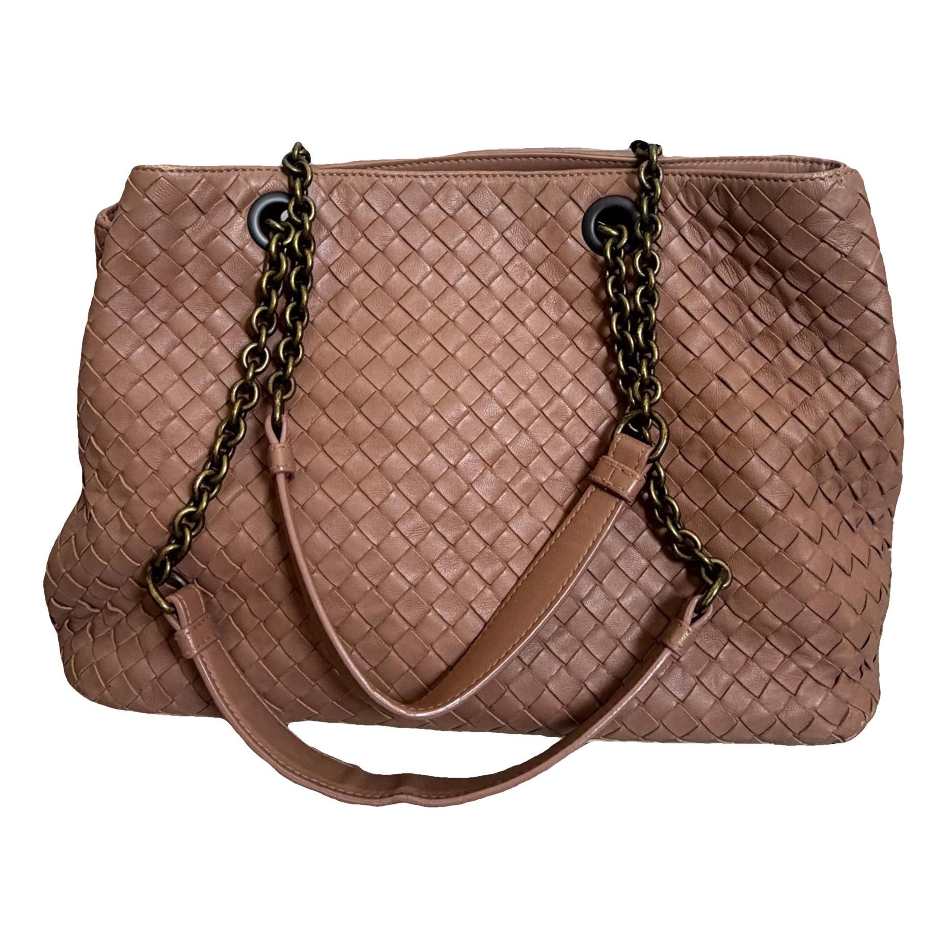 Parachute leather handbag