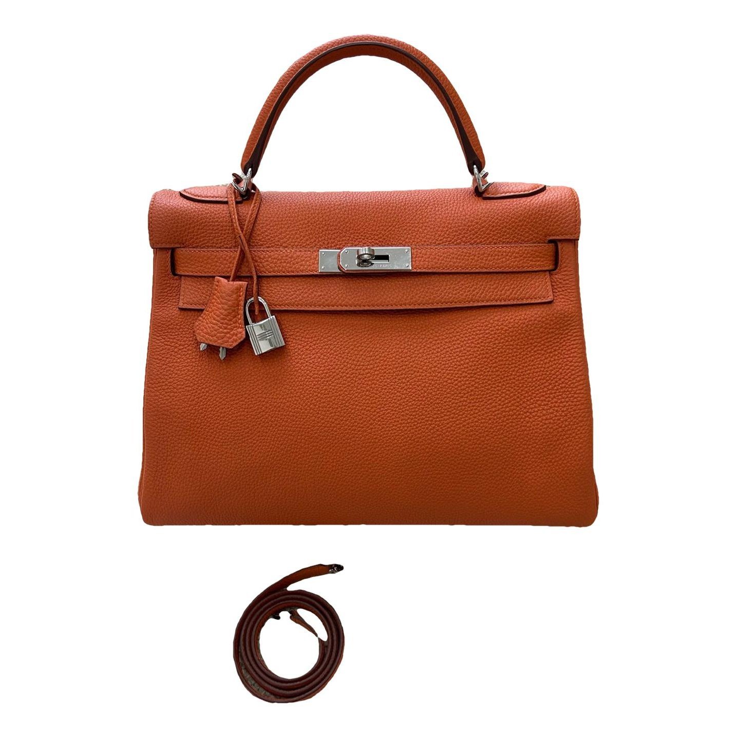 Kelly 32 leather handbag