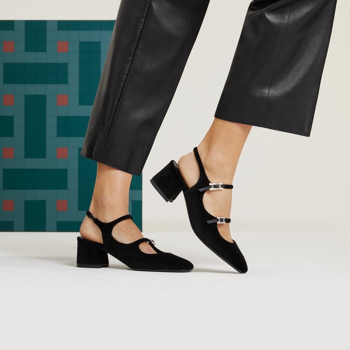 Noir Jackie 50 Pump