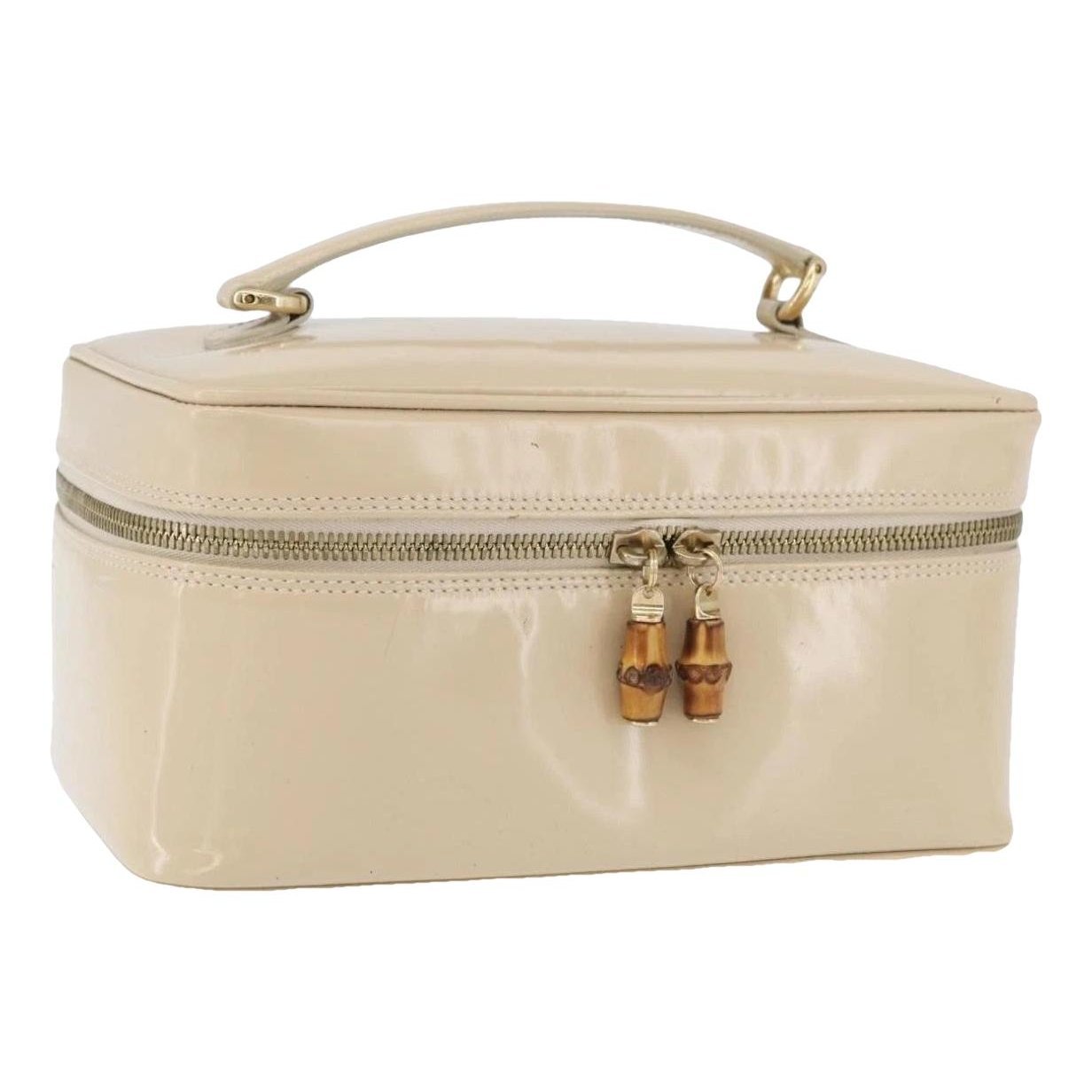 Patent leather handbag