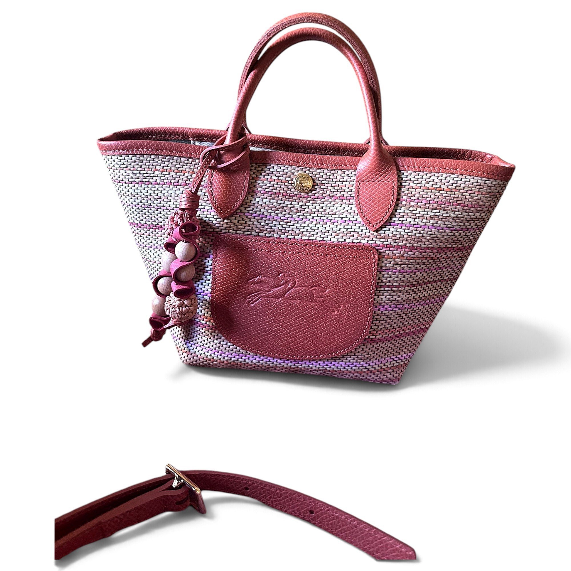 Pliage leather mini bag