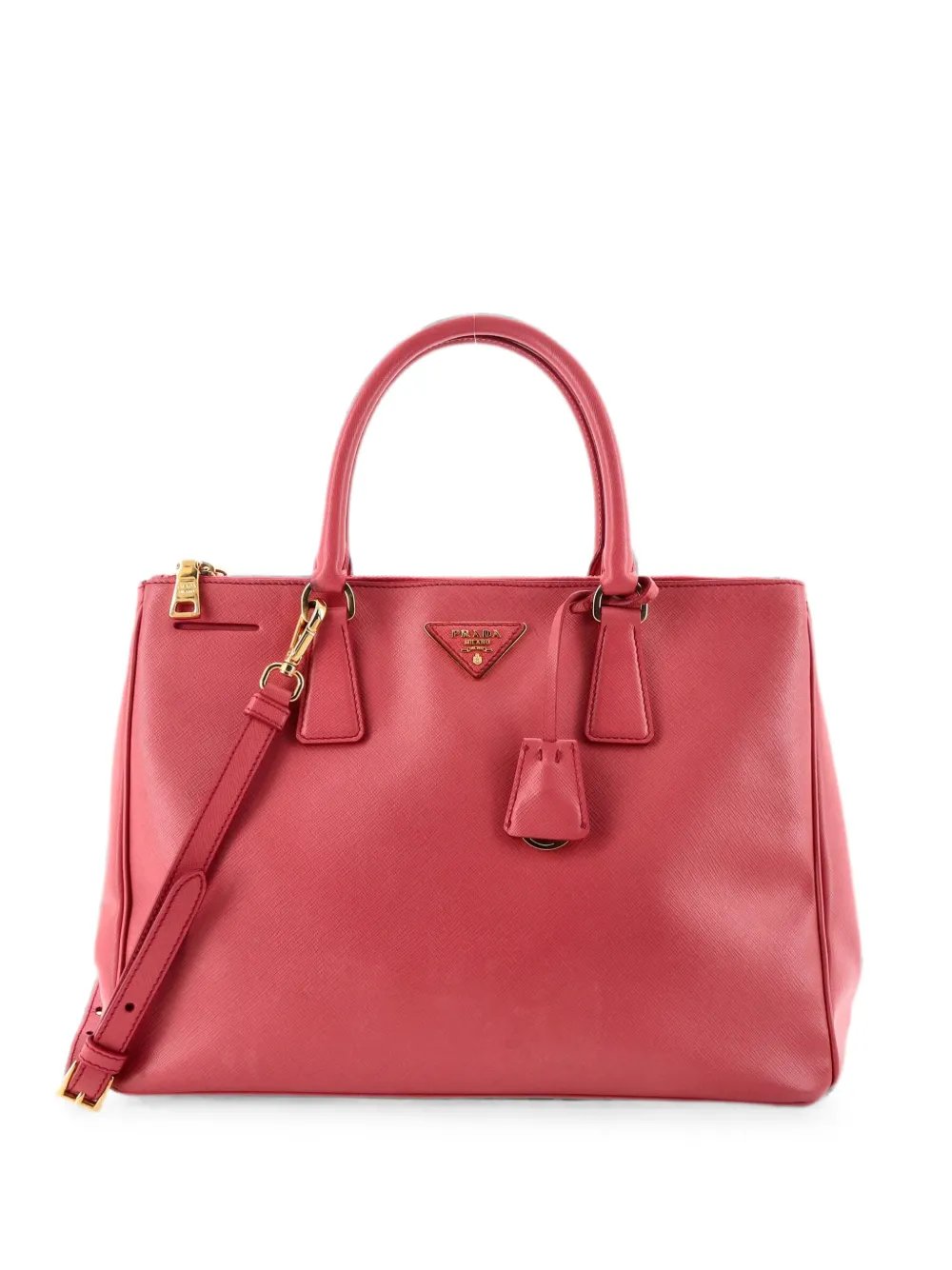 Galleria Double Zip Saffiano Leather Large tote bag