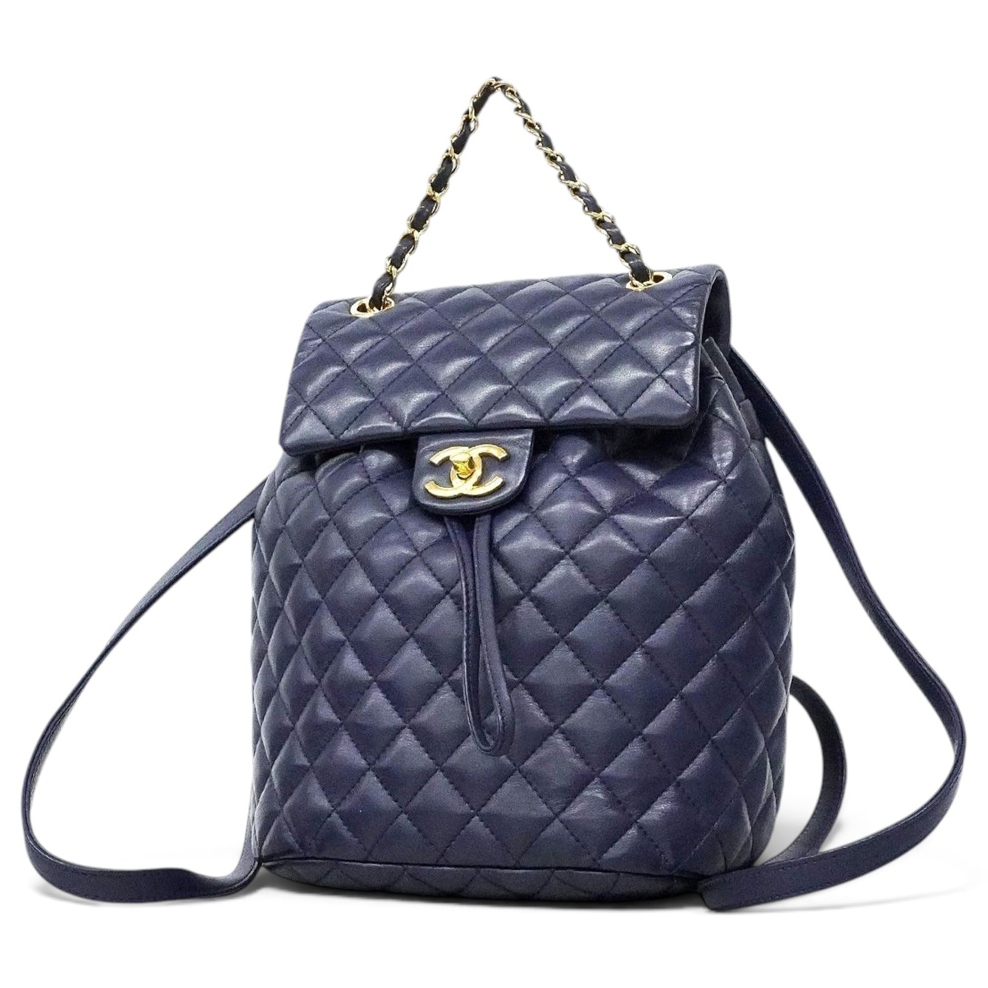 Leather backpack