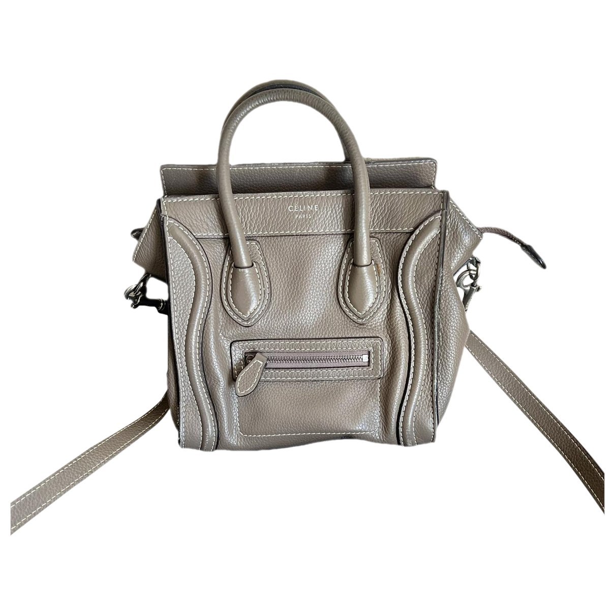 Nano Luggage leather handbag