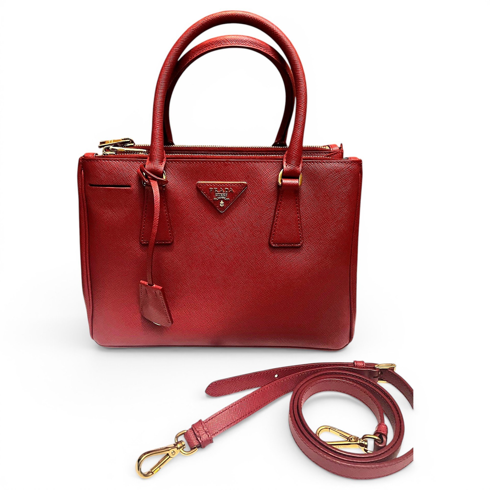 Galleria leather handbag