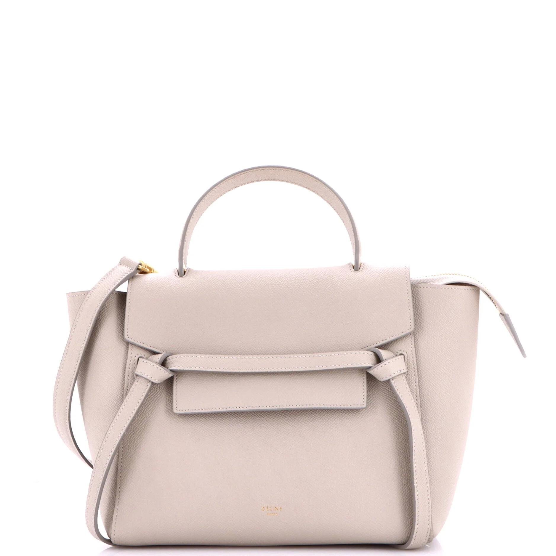 Belt leather handbag
