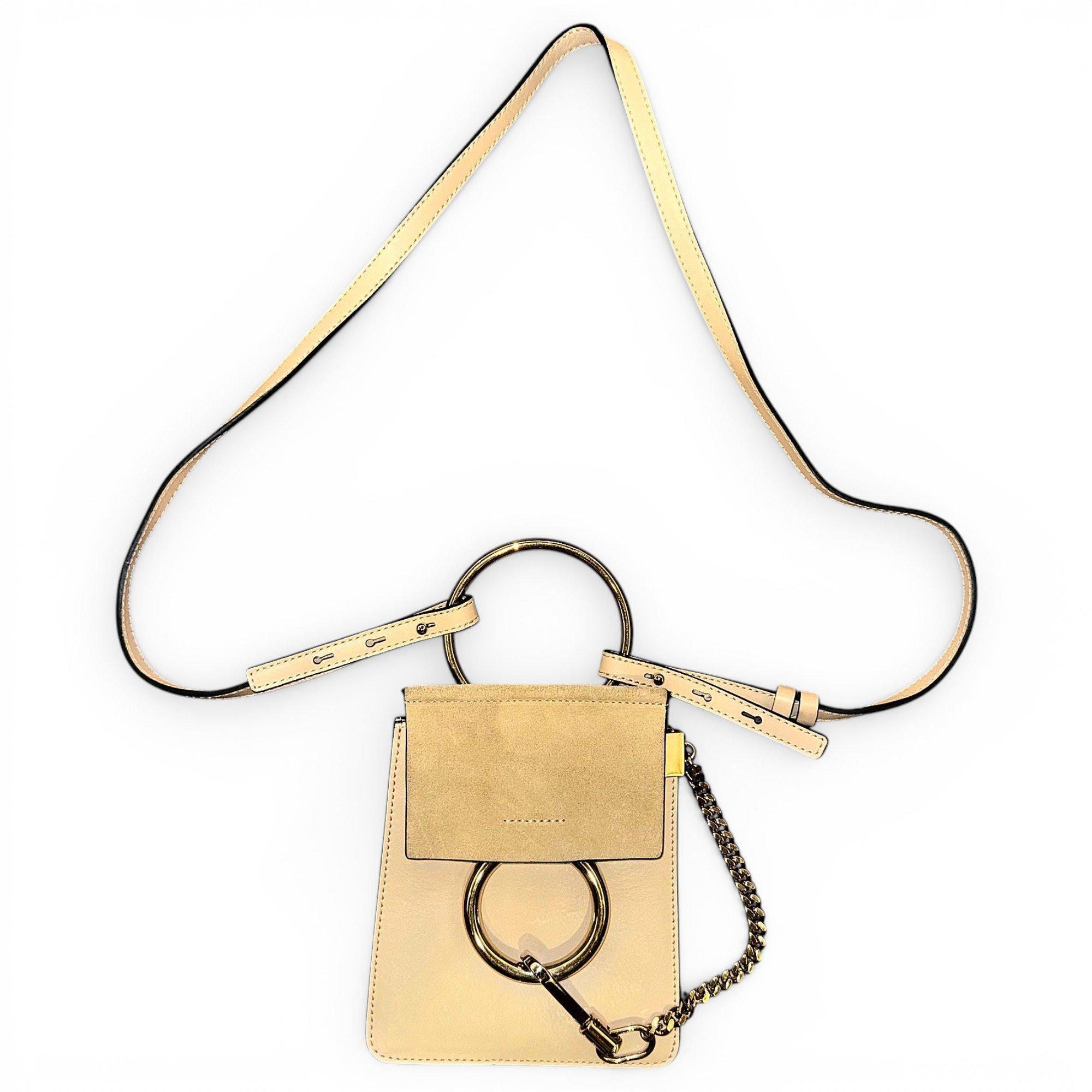 Faye leather crossbody bag