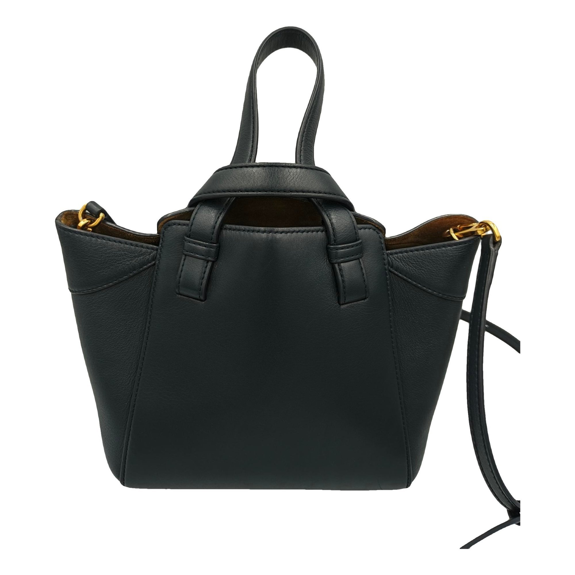 Hammock leather handbag