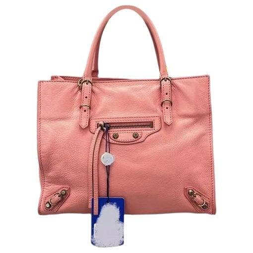 Papier leather handbag