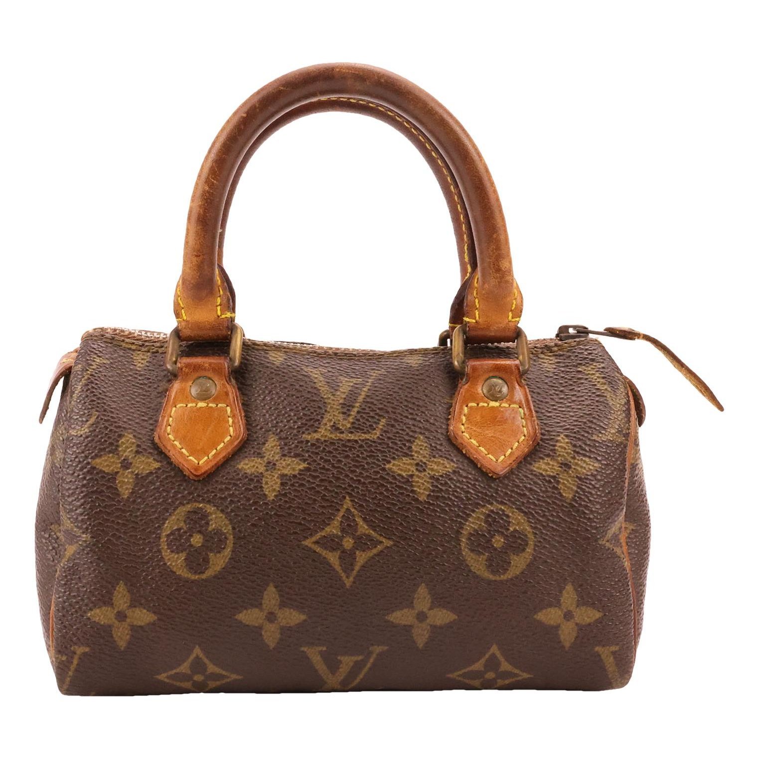 Nano Speedy / Mini HL leather handbag