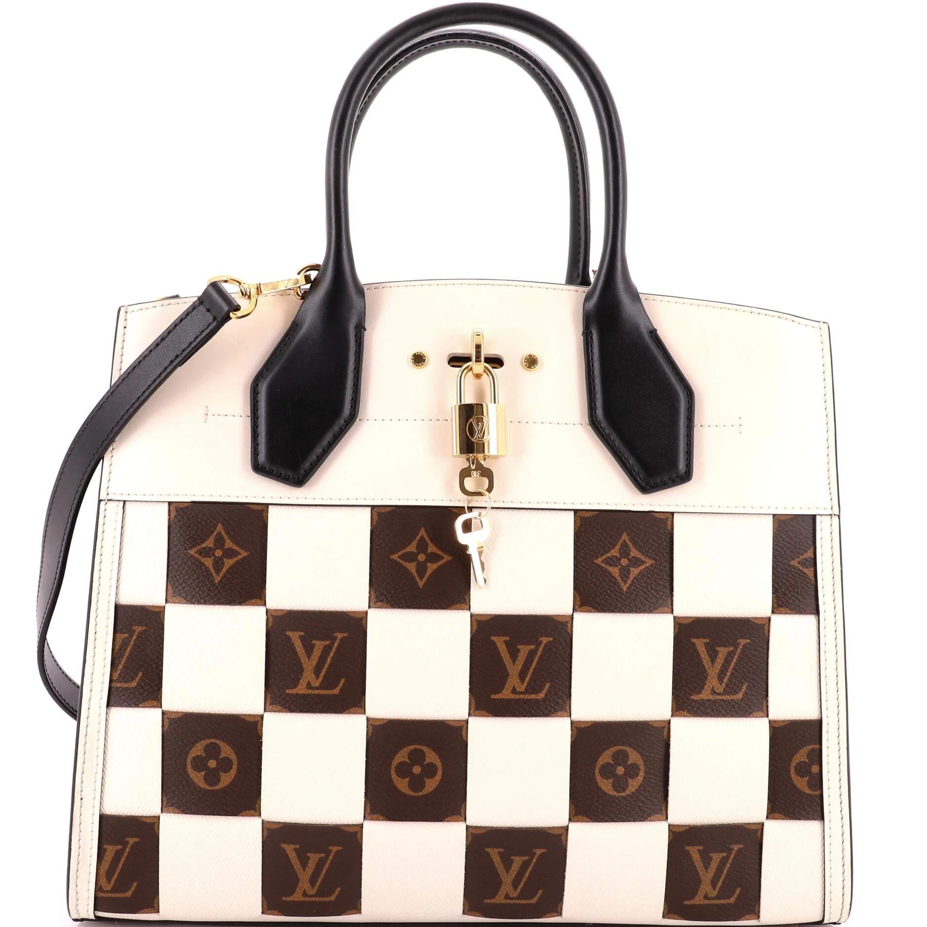 Leather tote