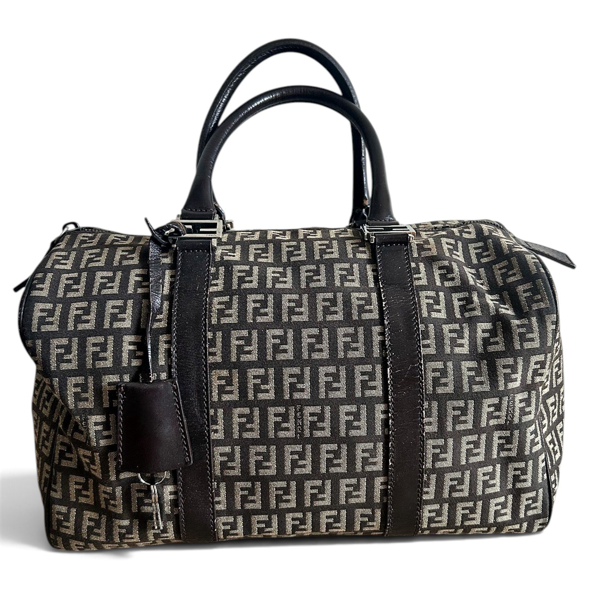 Forever Bauletto leather bowling bag