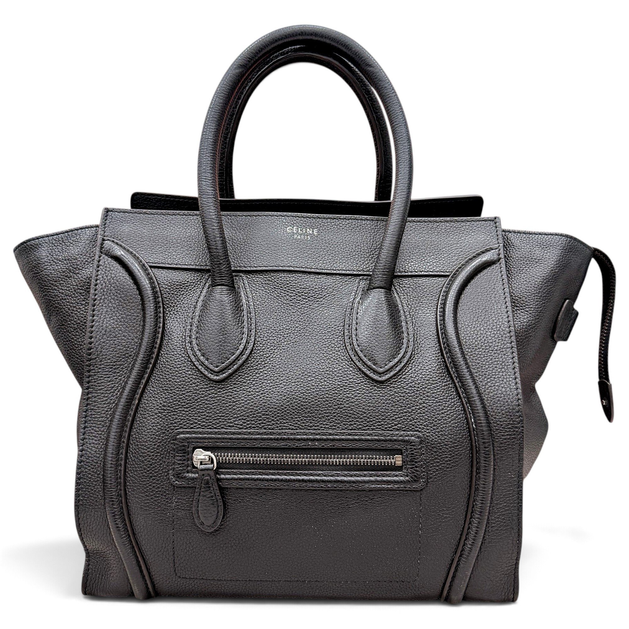 Luggage leather handbag