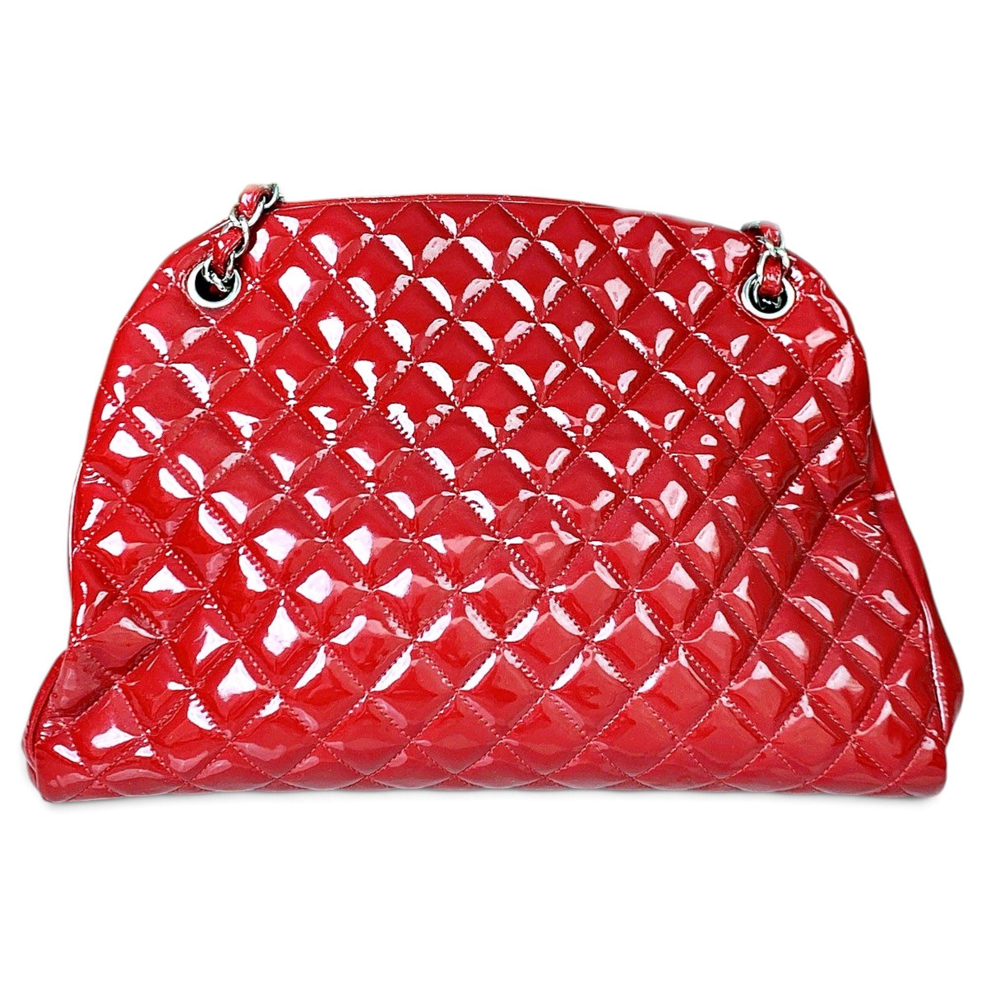Mademoiselle patent leather handbag