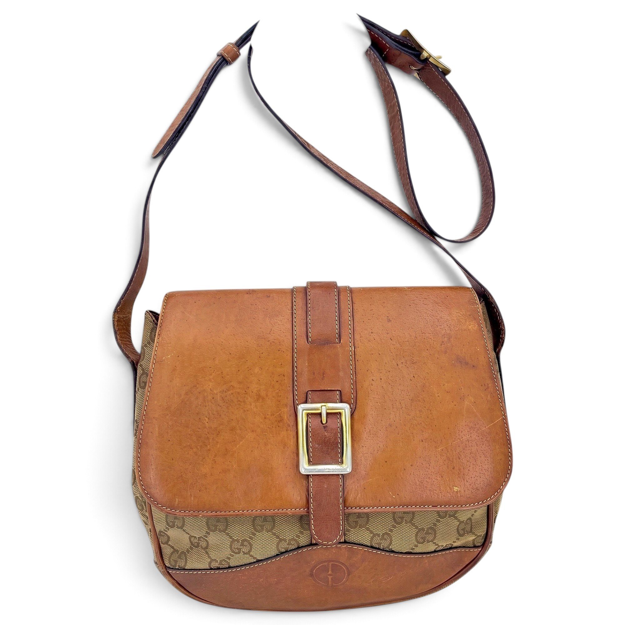 Leather crossbody bag
