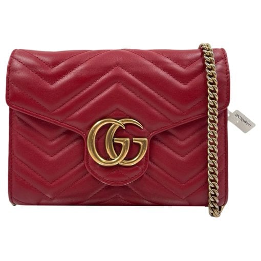 GG Marmont Chain leather crossbody bag