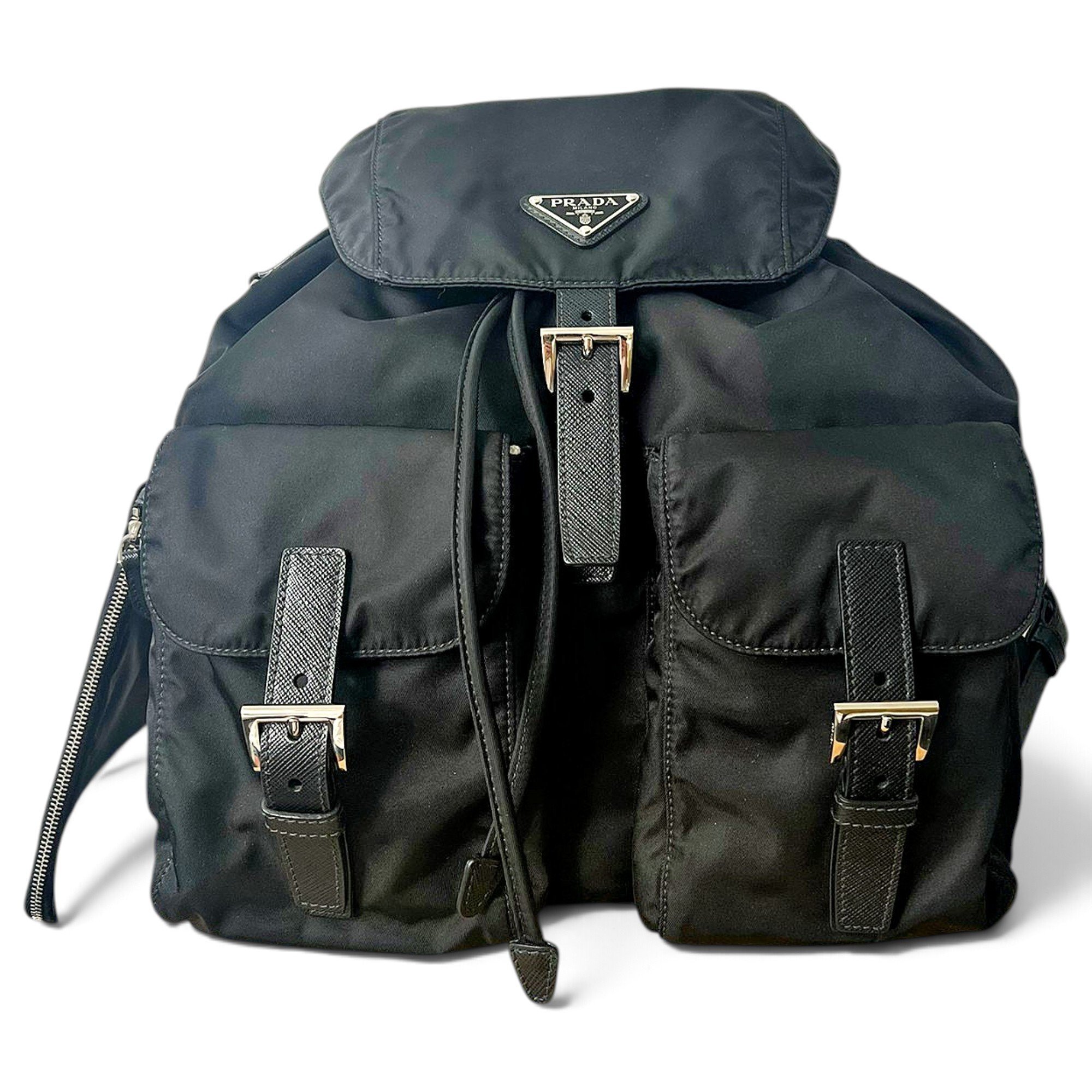 Leather backpack