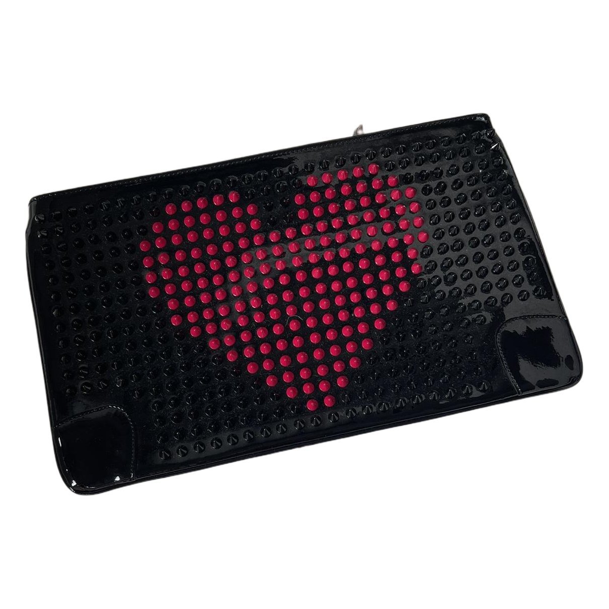 Christian Louboutin Loubiposh leather clutch bag