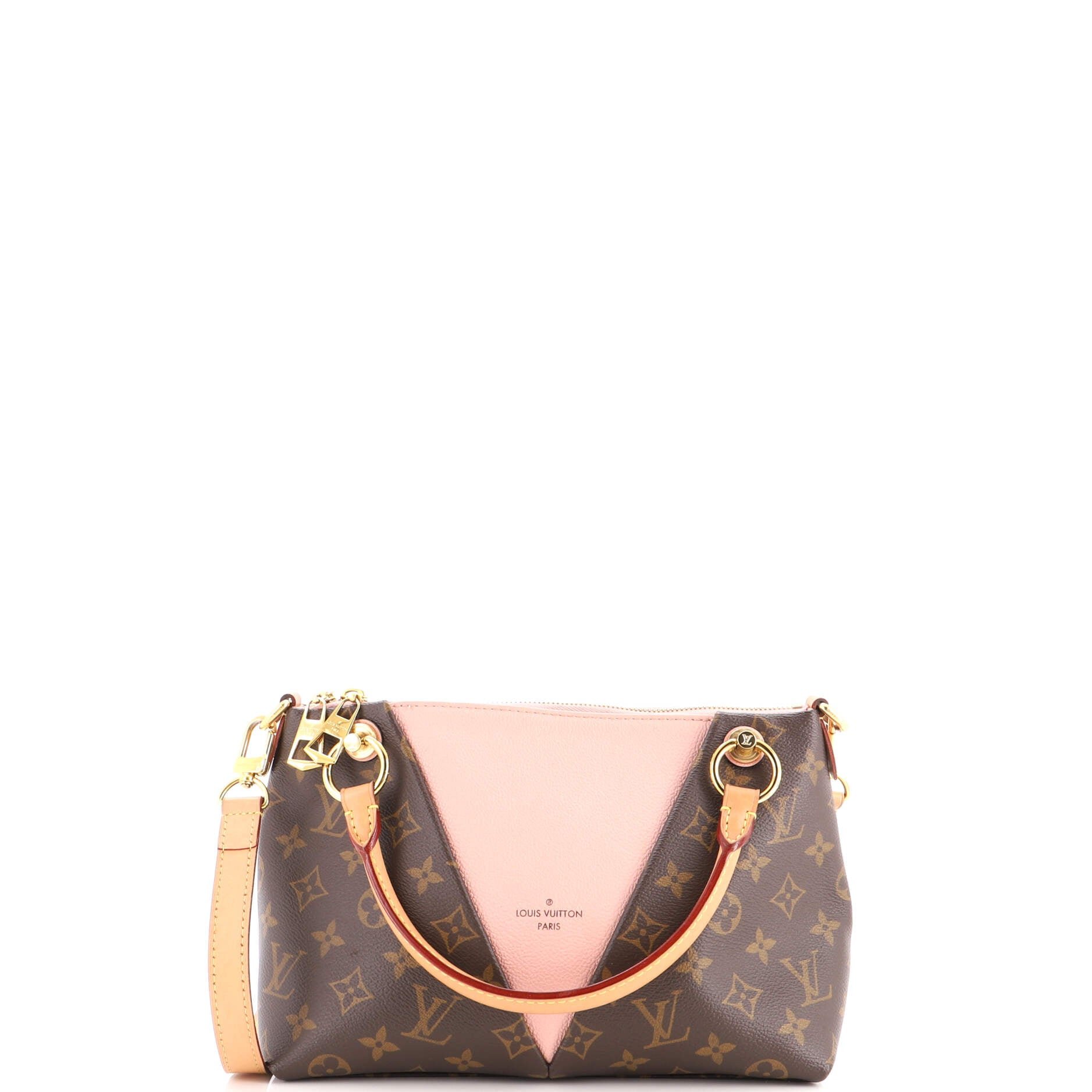 V Tote Monogram Canvas and Leather BB