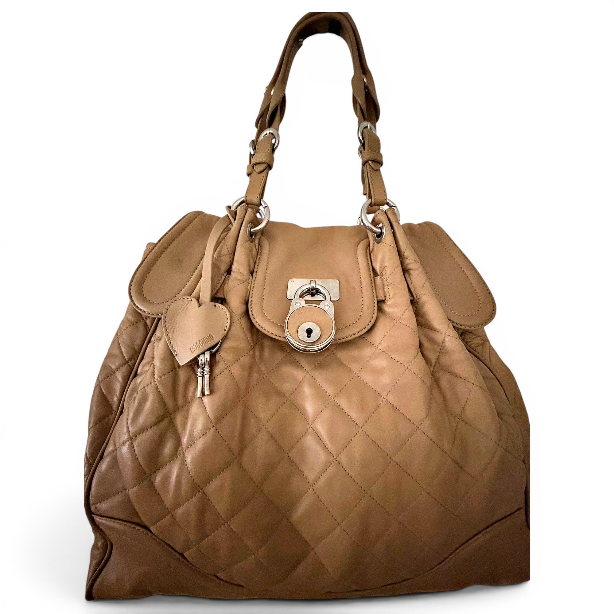Moschino Leather tote