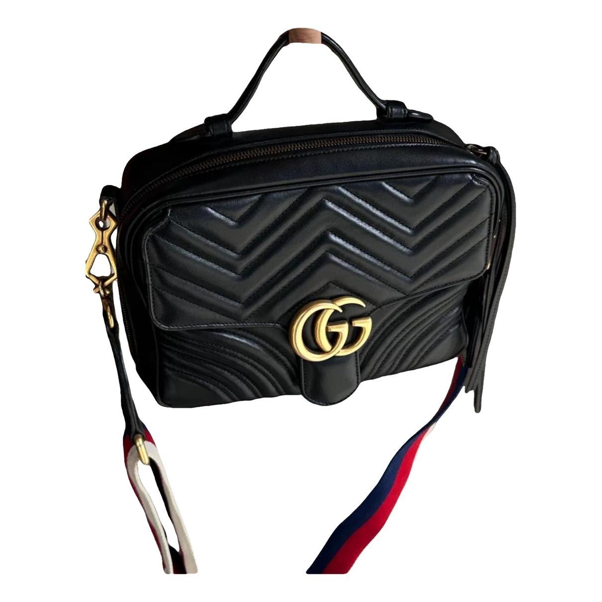 GG Marmont Flap leather handbag