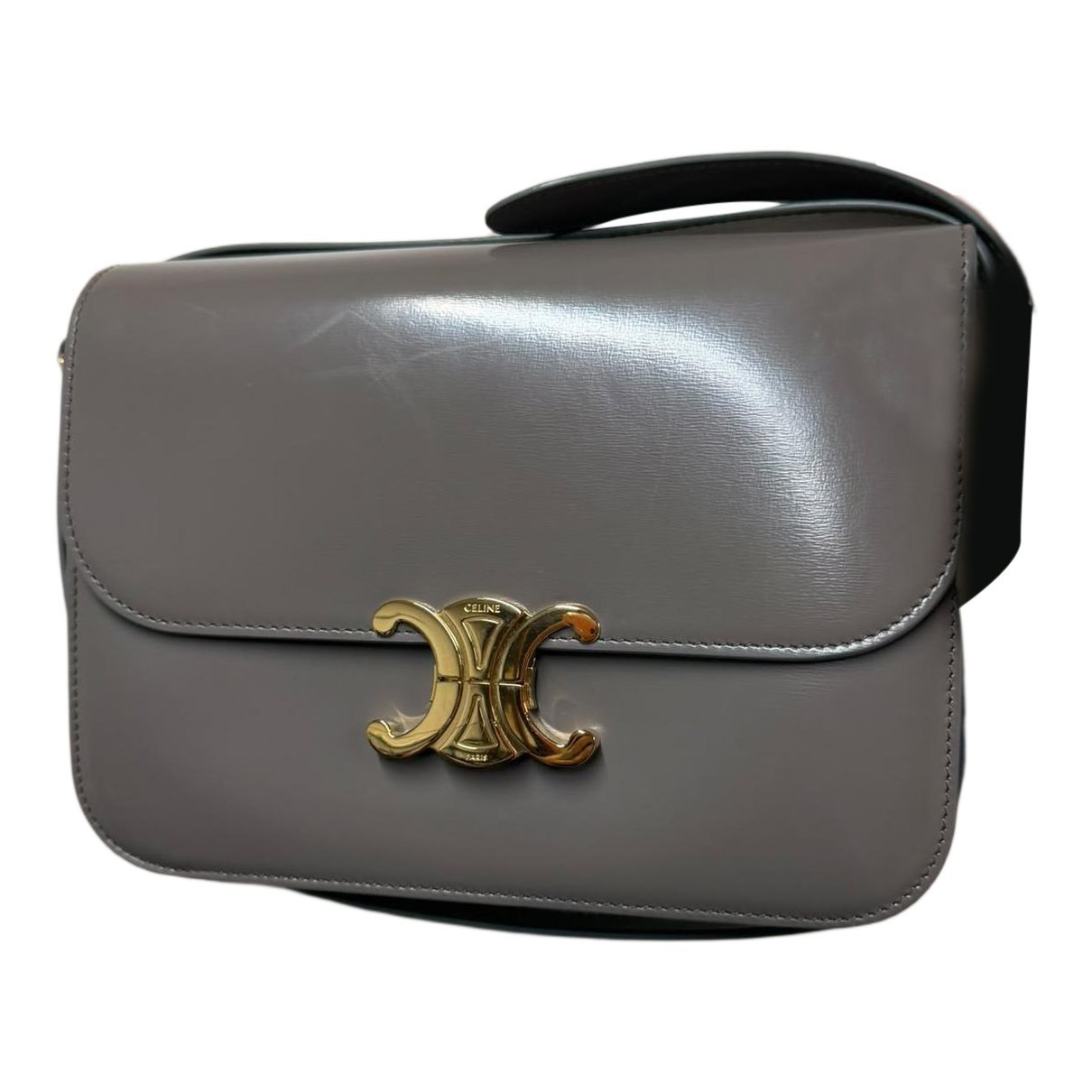 Celine Triomphe leather handbag