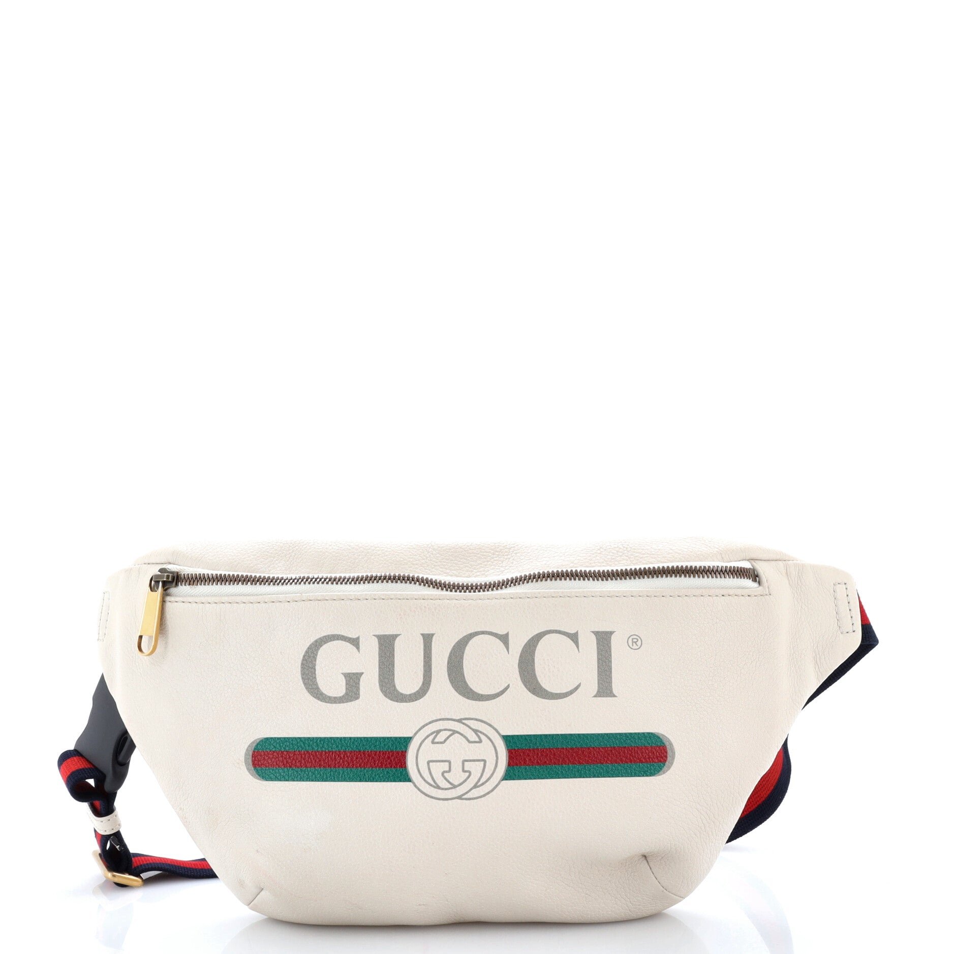 Logo Belt Bag Printed Leather Medium