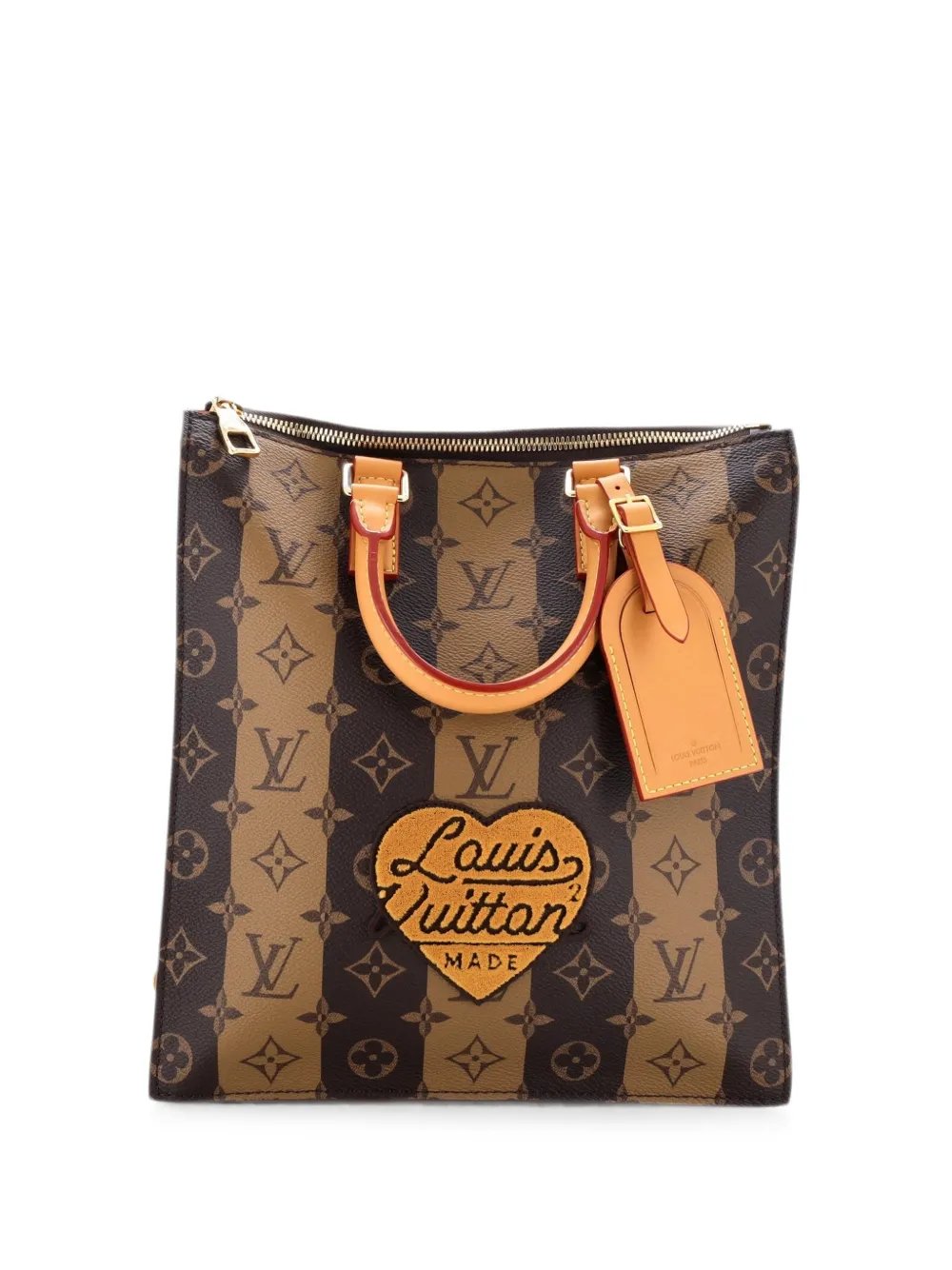 Nigo Sac Plat Cross Limited Edition Stripes Monogram Canvas crossbody bag