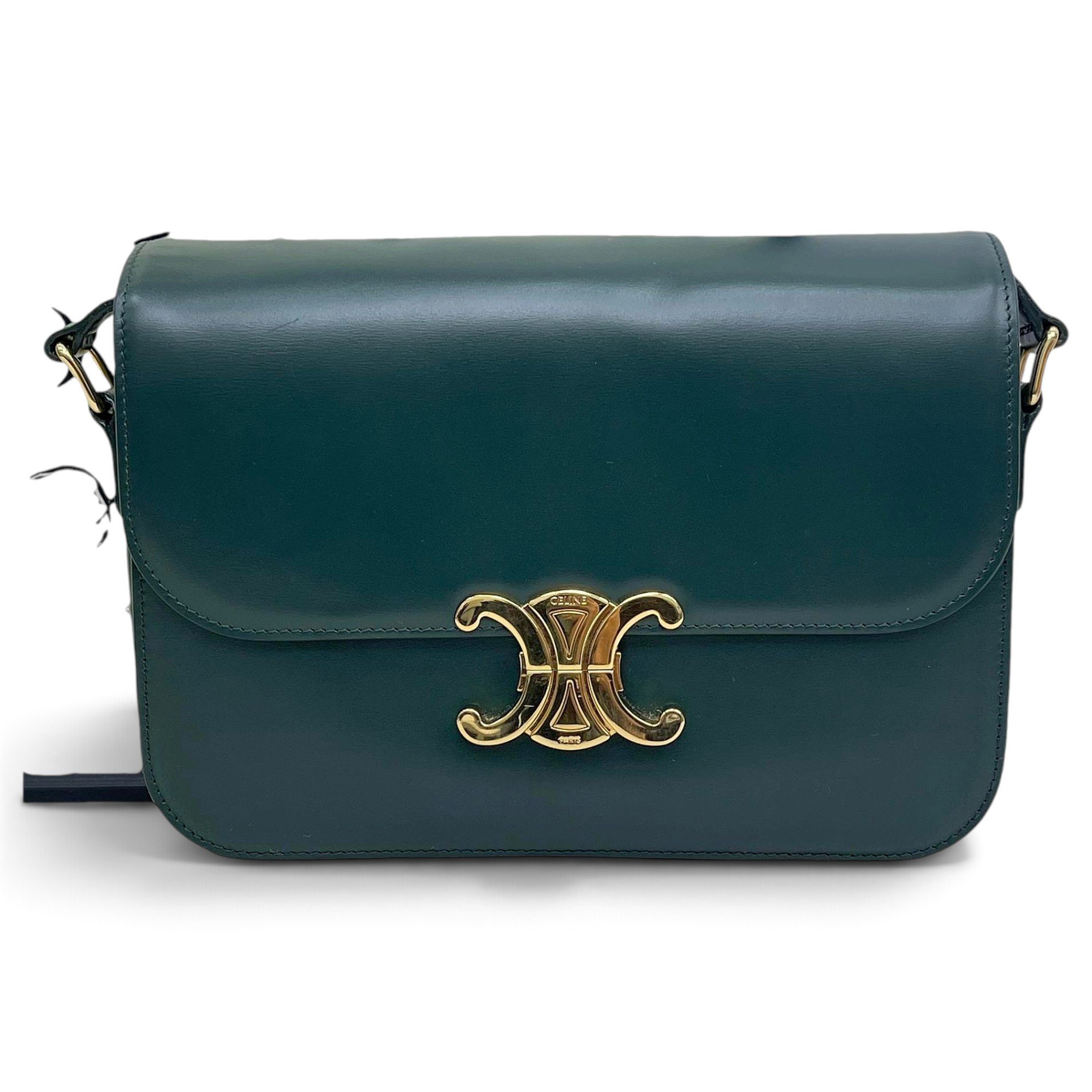 Triomphe leather handbag