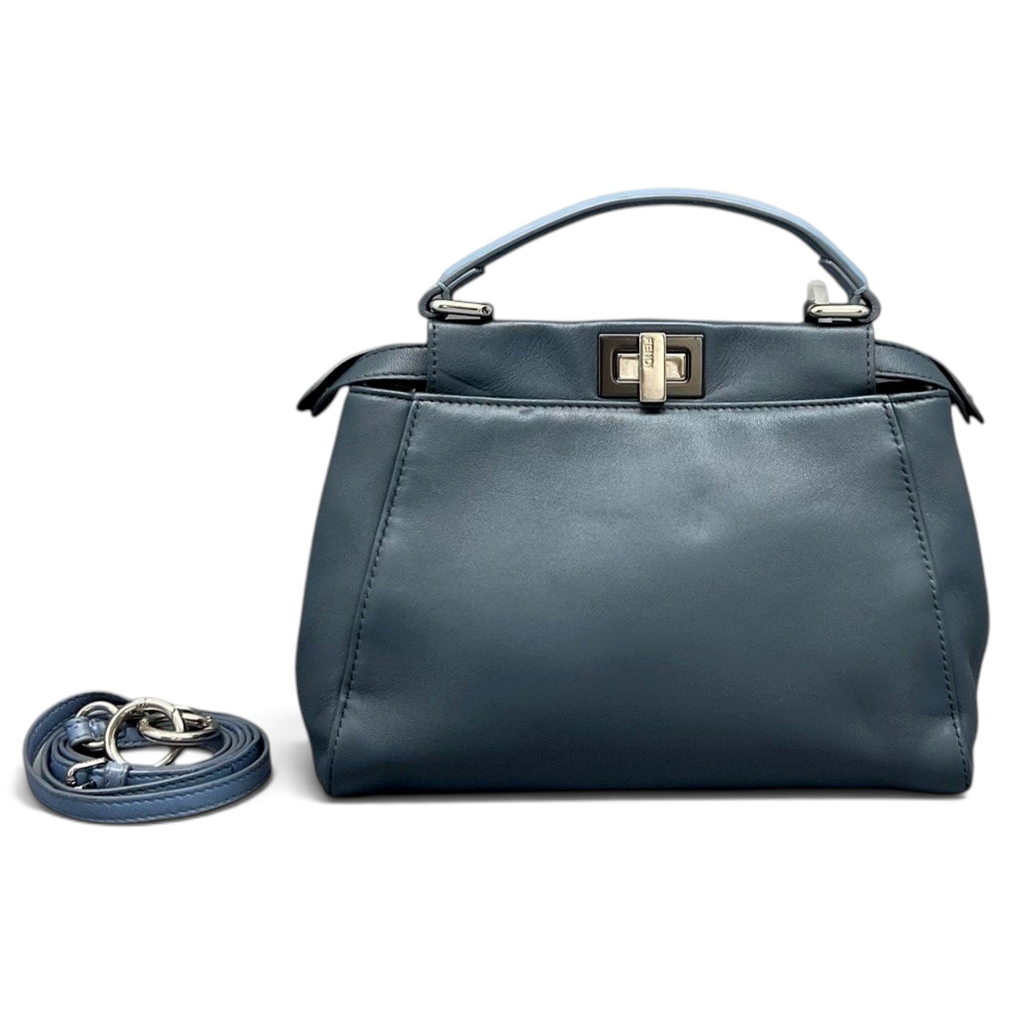 Peekaboo leather handbag