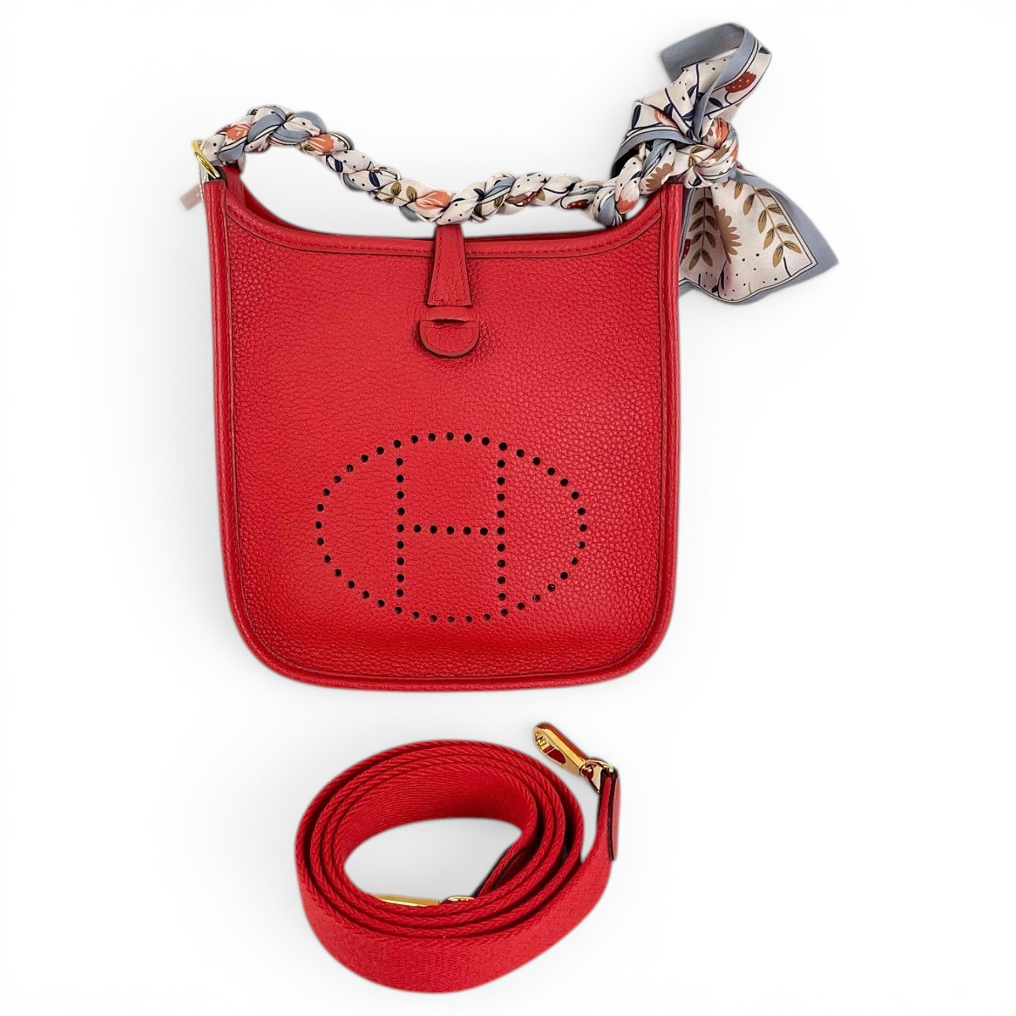 Mini Evelyne leather handbag