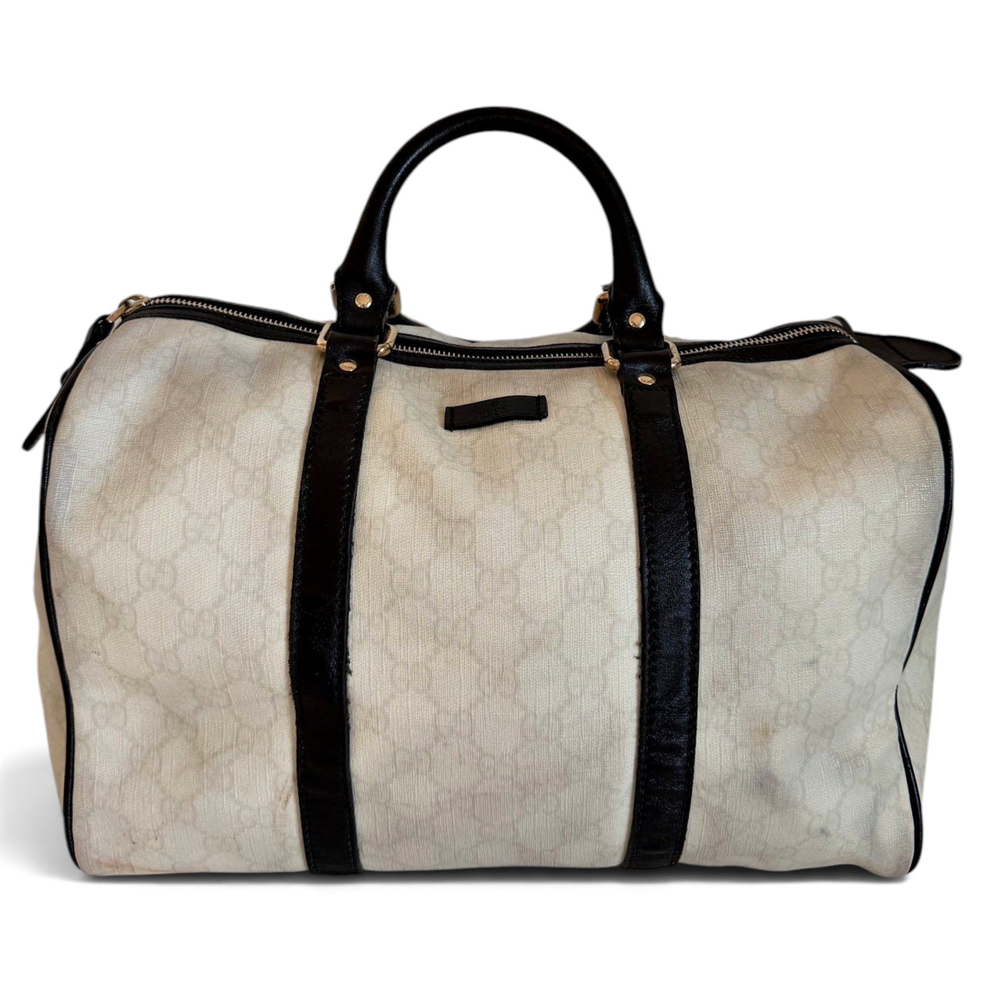 Joy leather bowling bag