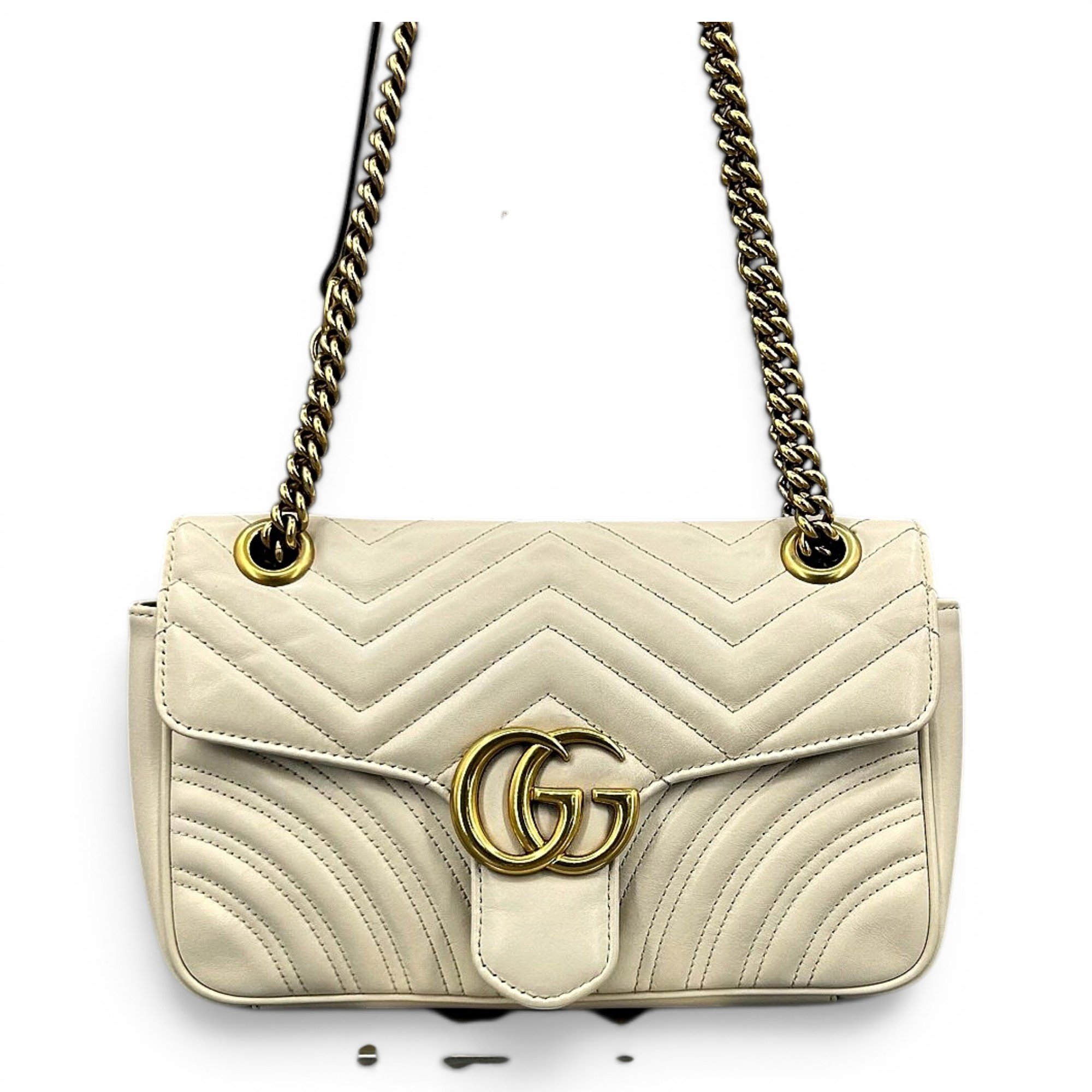 GG Marmont Chain Matelasse leather handbag