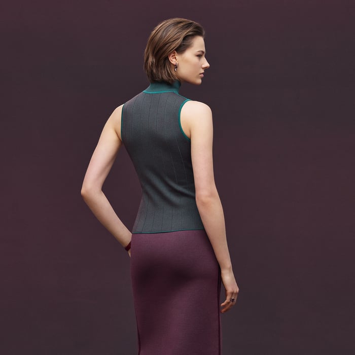 Vert Malachite Sleeveless Sweater