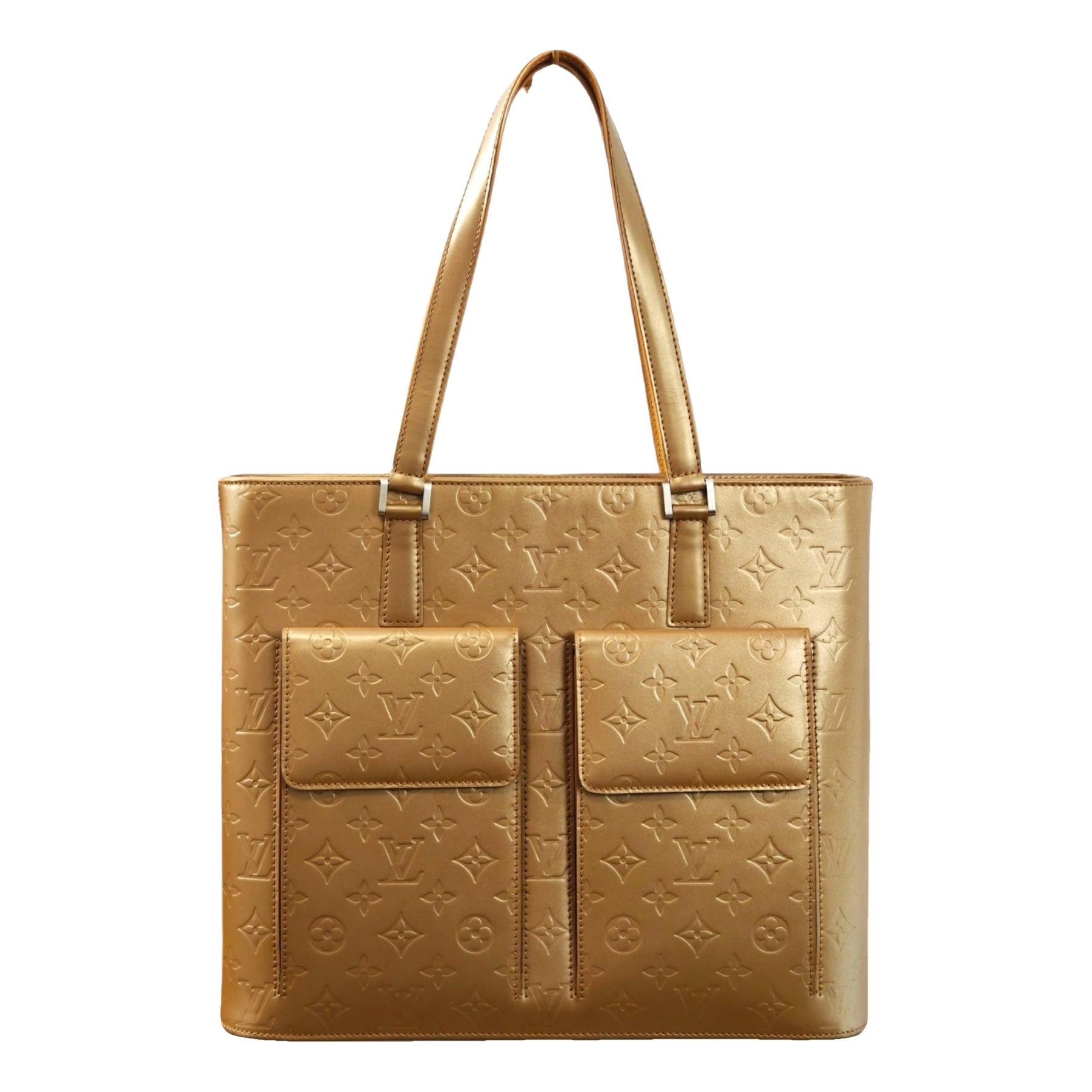 Patent leather handbag