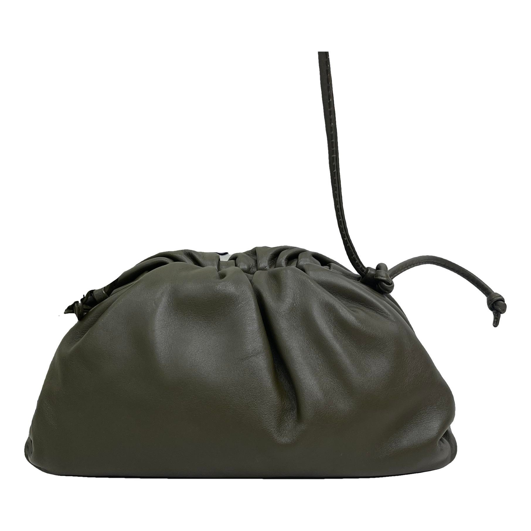 Pouch leather handbag