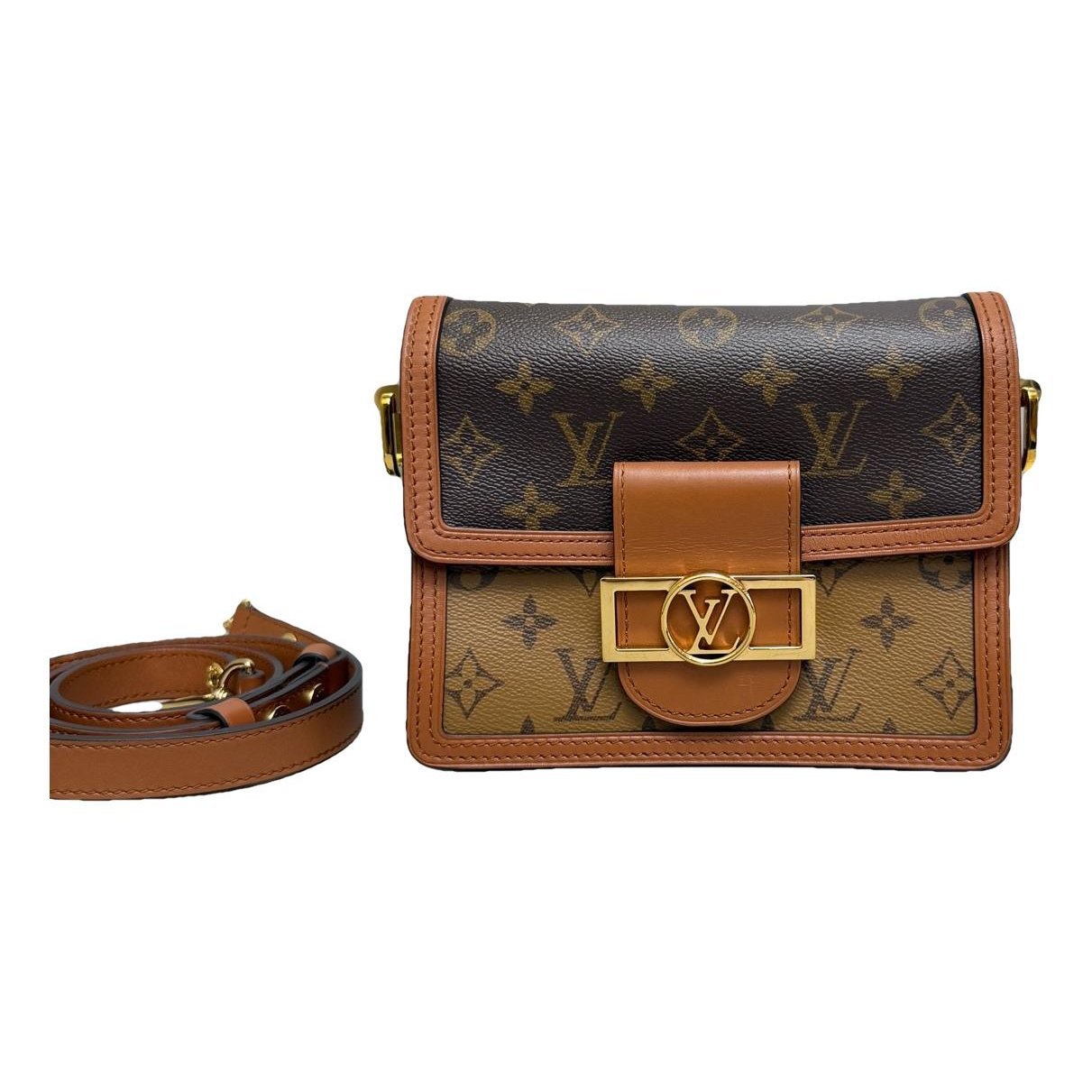 Dauphine leather handbag
