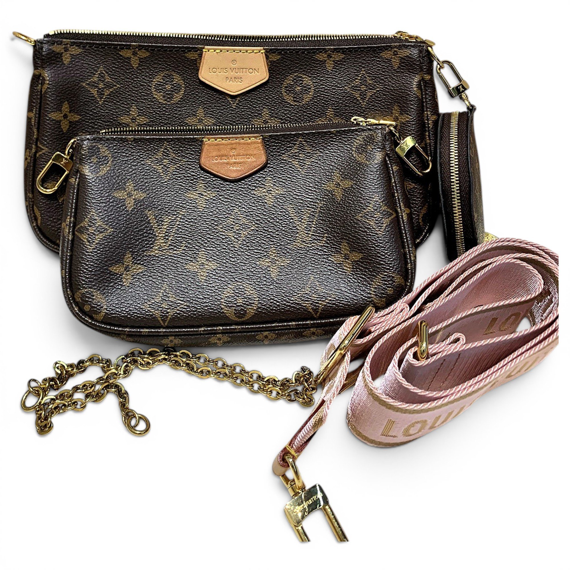 Multi Pochette Accessoires leather handbag