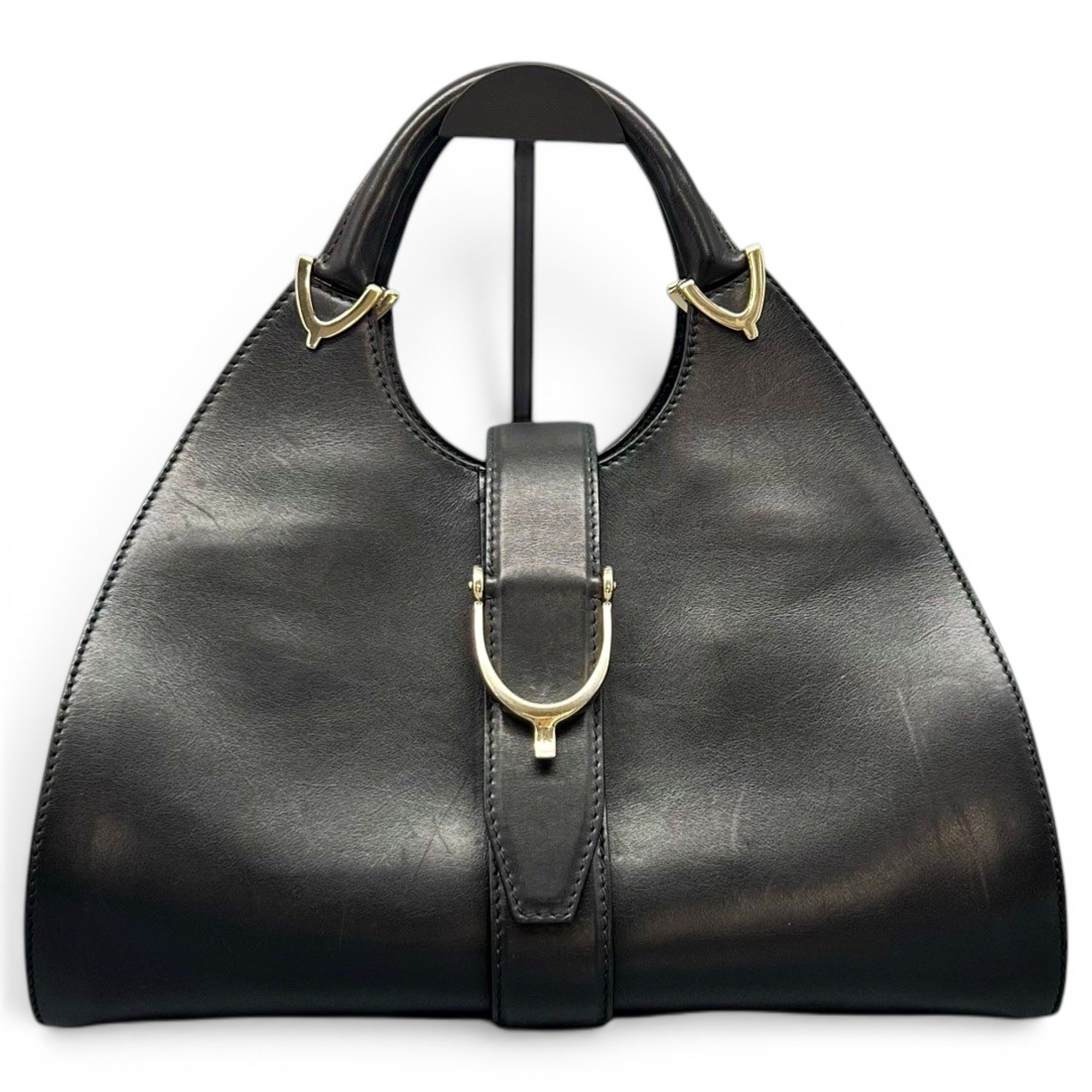 Stirrup leather handbag