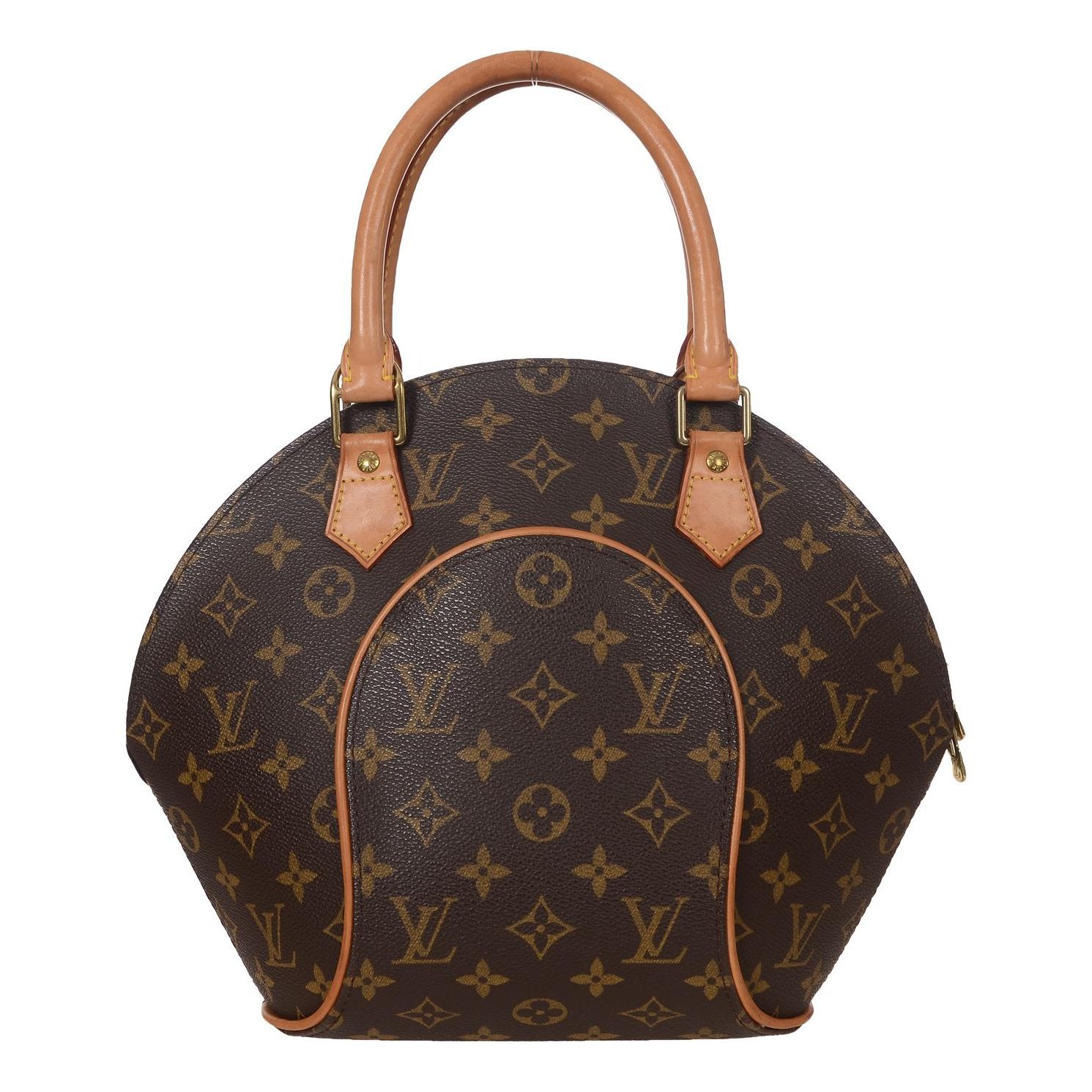 Ellipse leather handbag