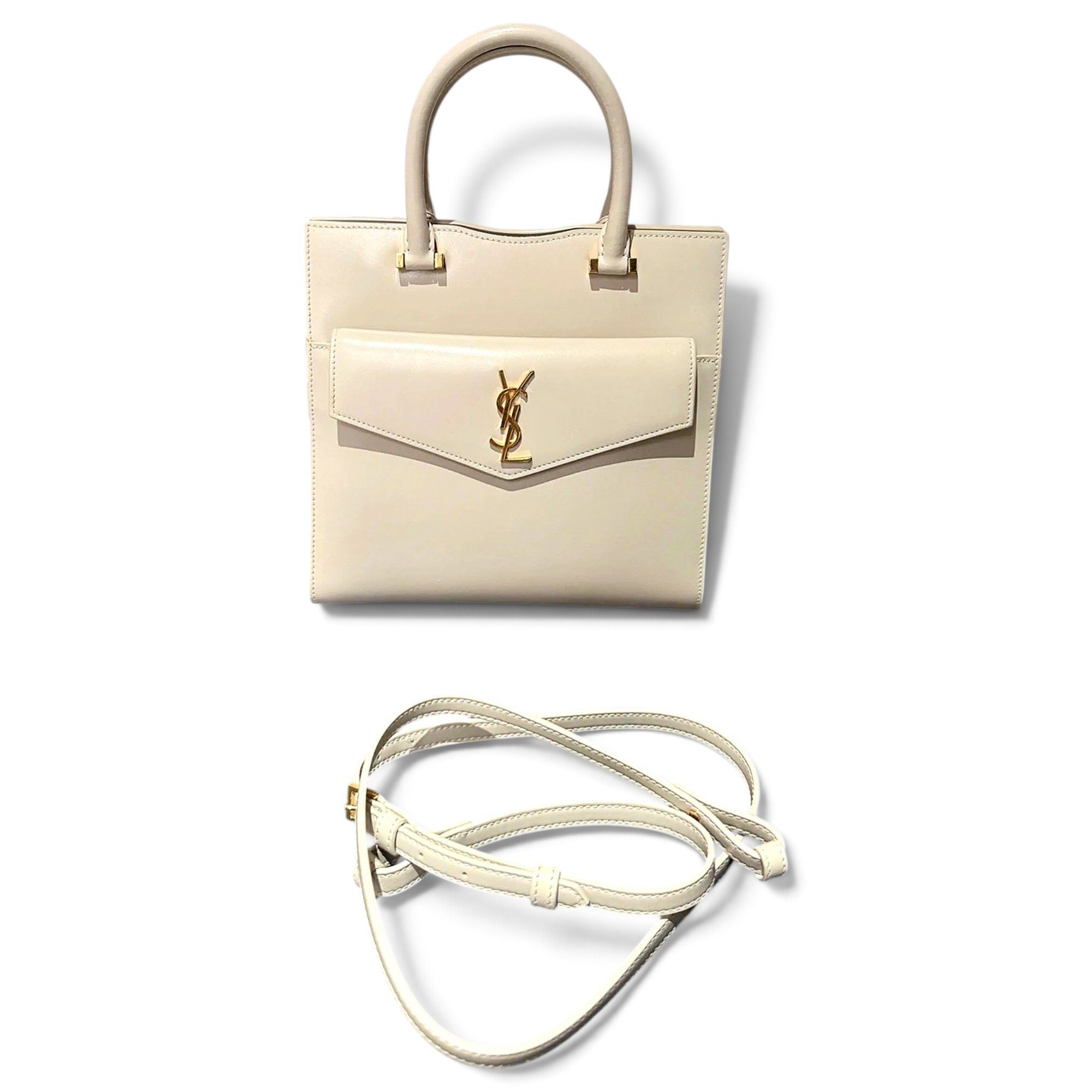 Uptown leather handbag