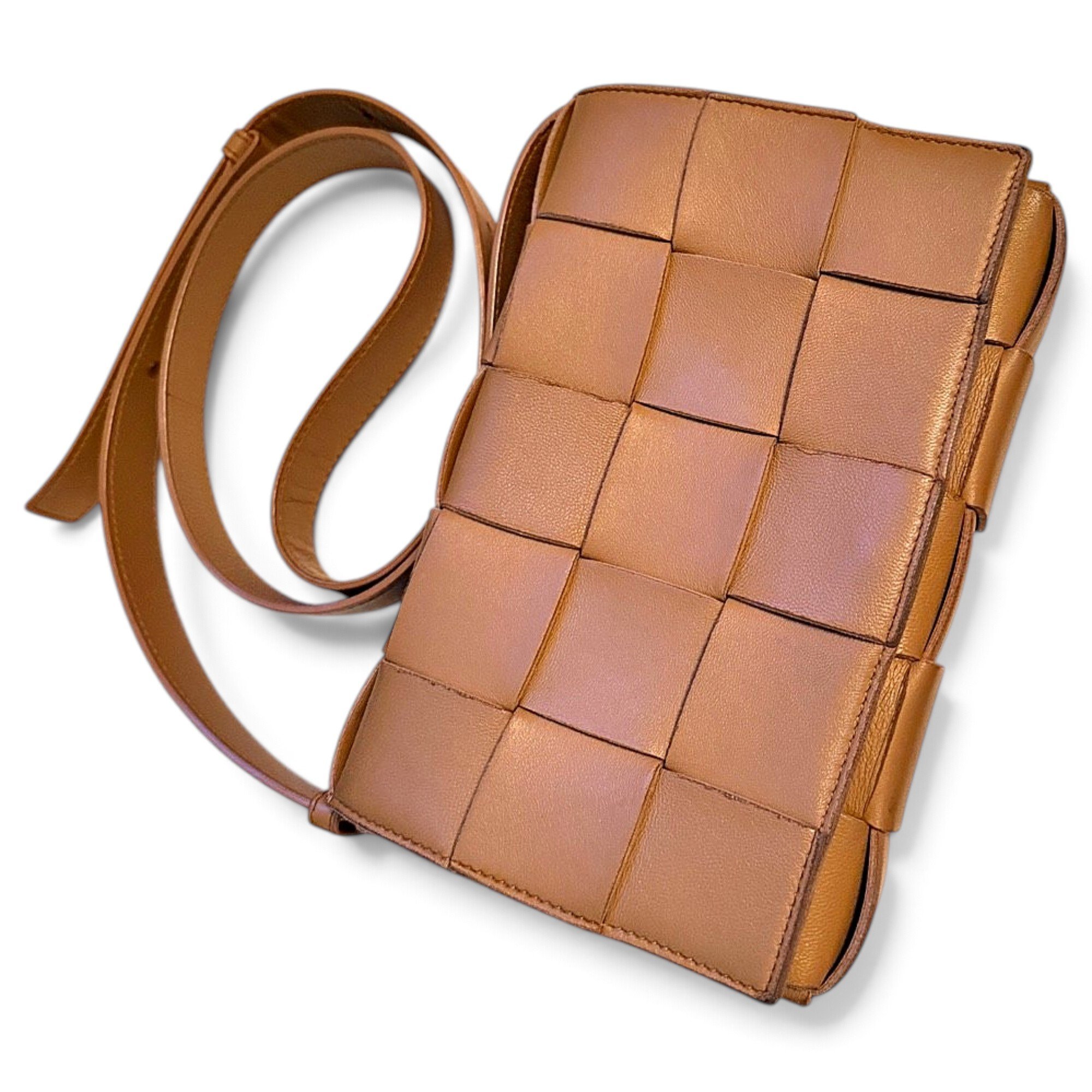 Cassette Padded leather crossbody bag