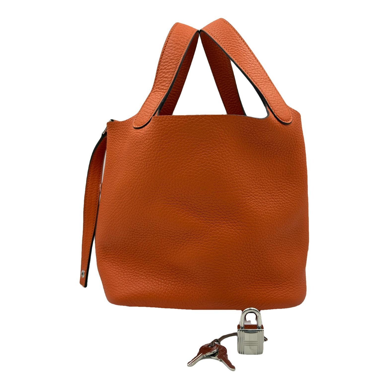 Picotin leather handbag